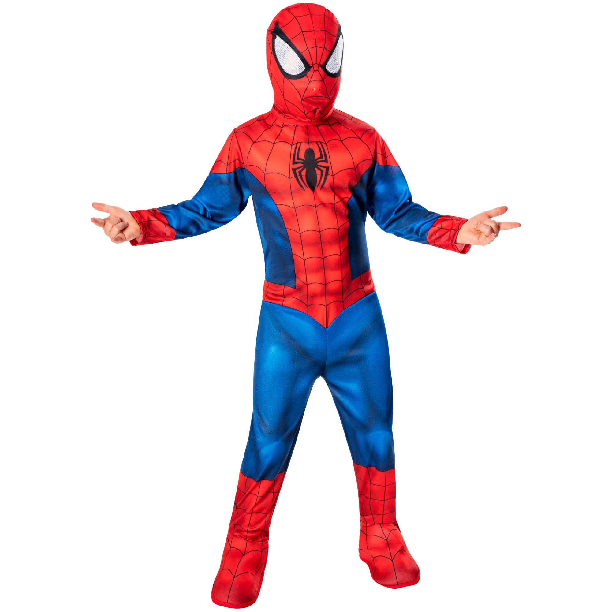 Rubies Official Marvel Spider-Man Classic Child Costume | Size 5-6 Years | Unisex 1