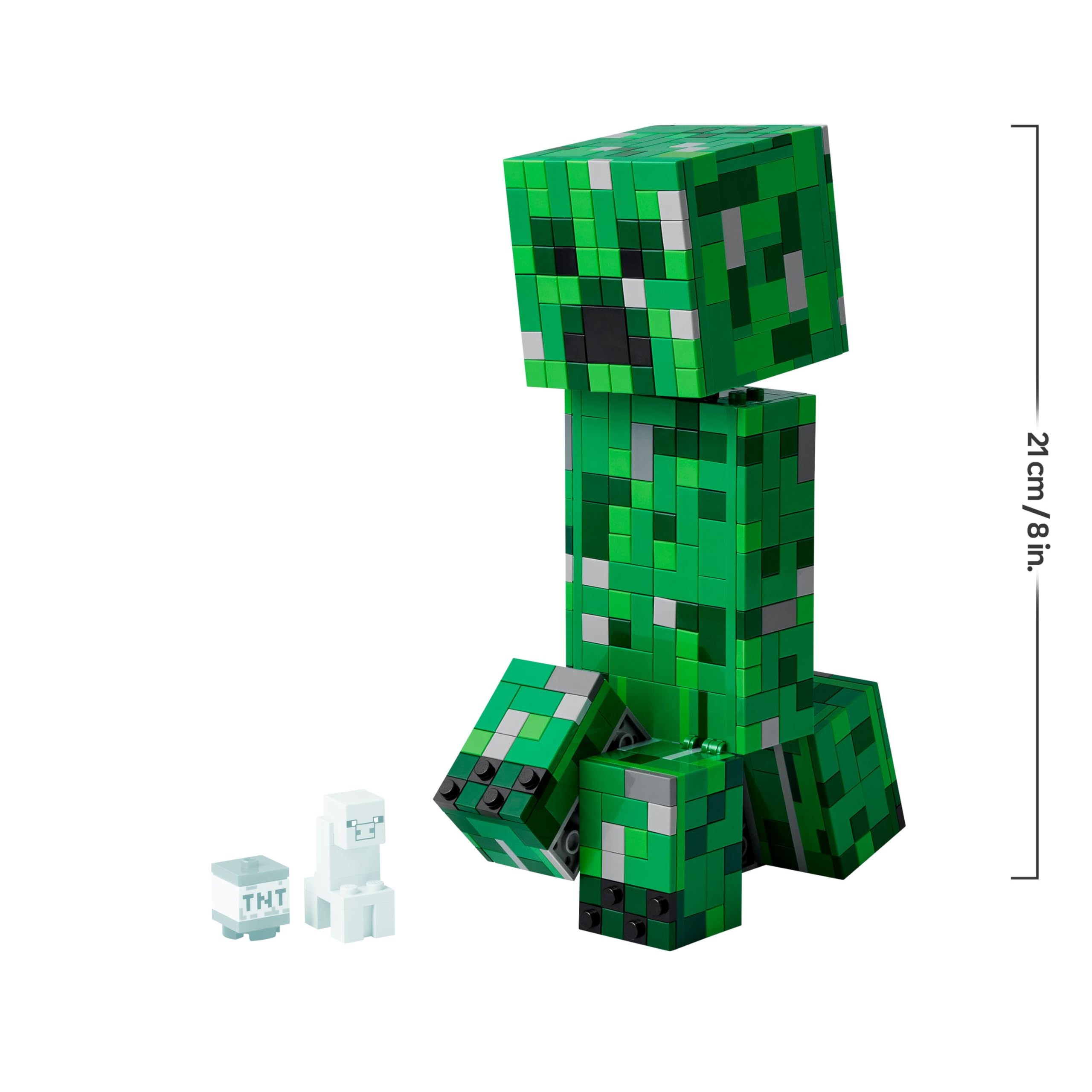 LEGO Minecraft The Creeper Toy - Posable Mob Figure with Hidden Compartment | Model 21276 9