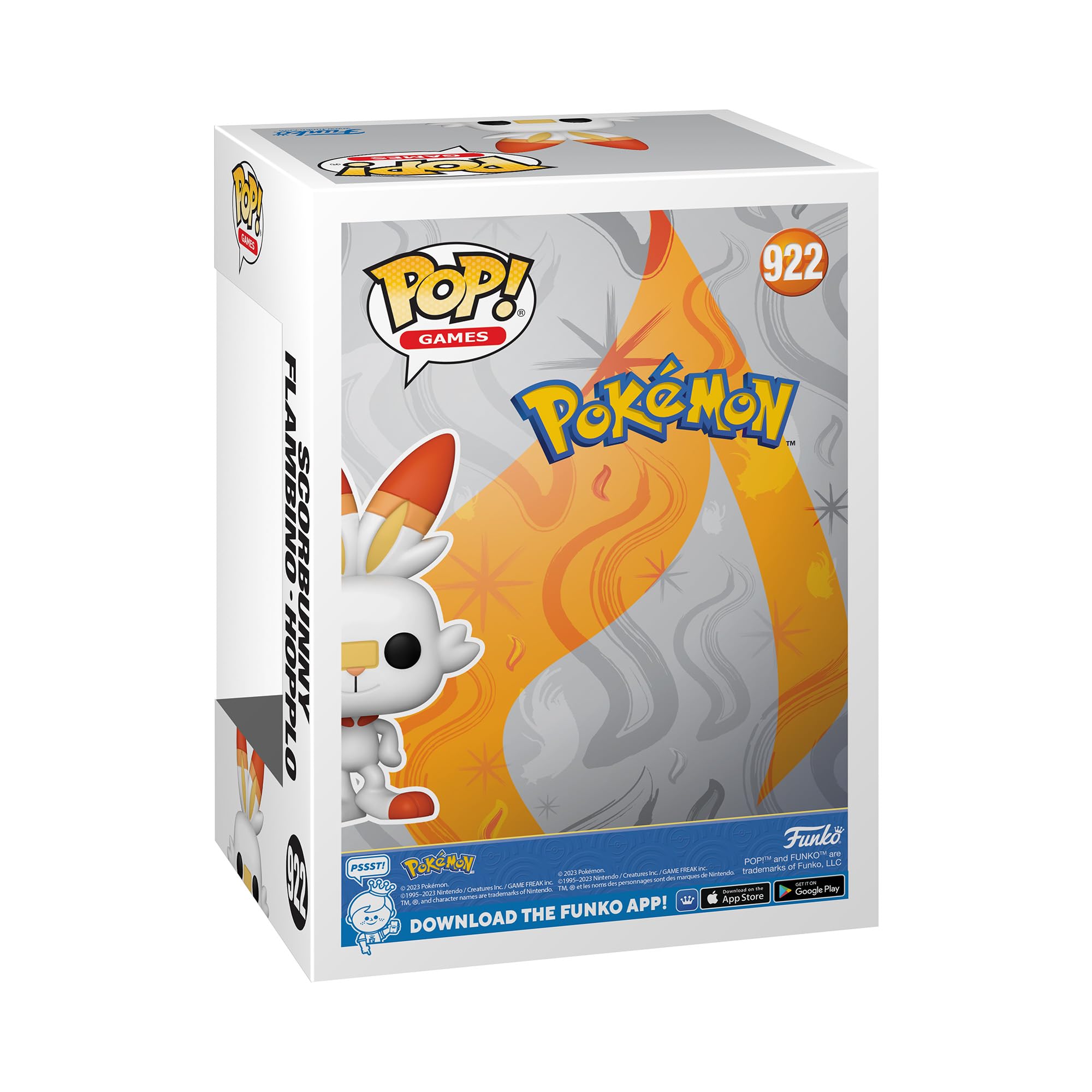 Funko POP! Games: Pokemon - Scorbunny Collectable Vinyl Figure | 3.75 Inches | Red 3