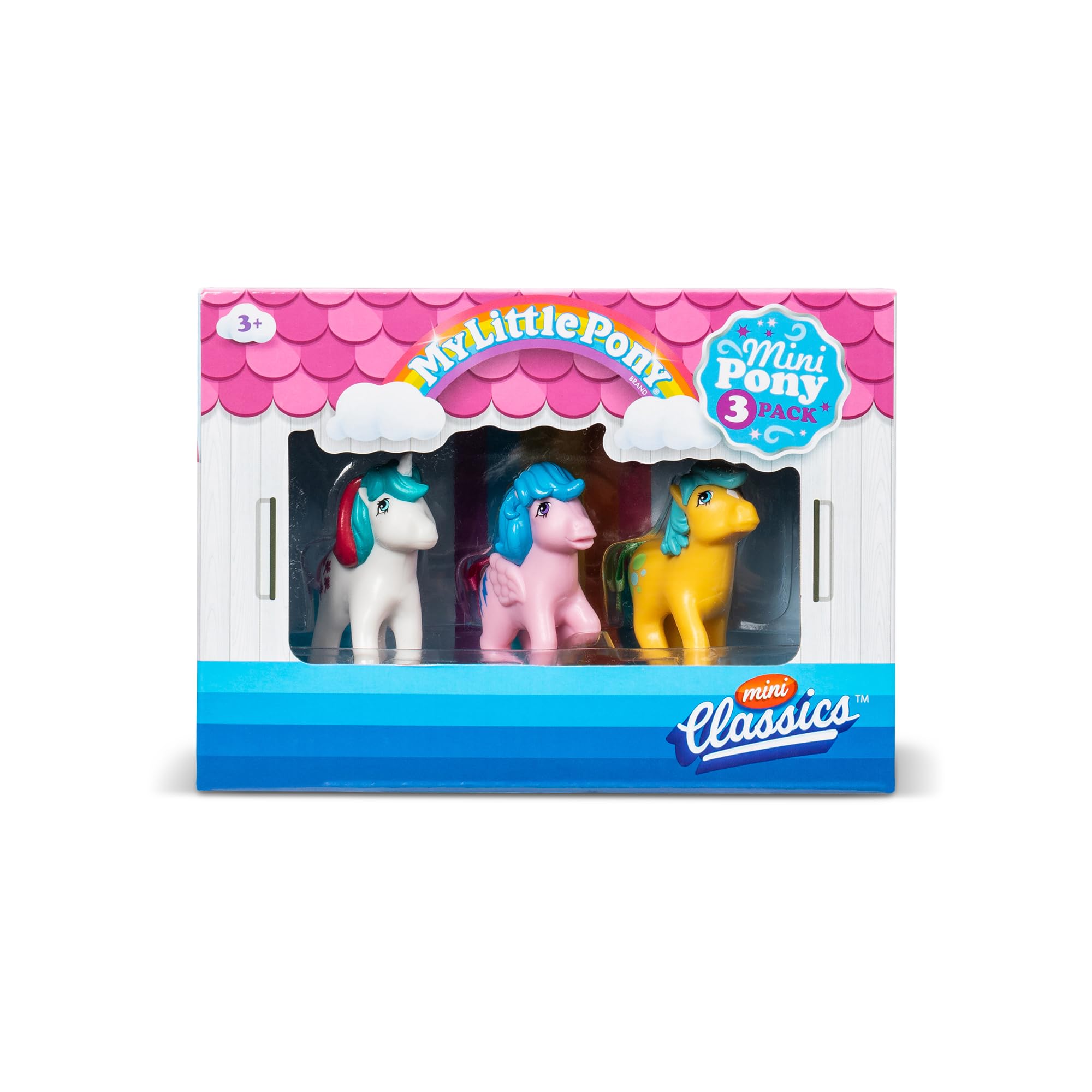 Basic Fun My Little Pony Mini Classics - 3 Pack | 2 Inch Figures | Generation 1 Inspired 5