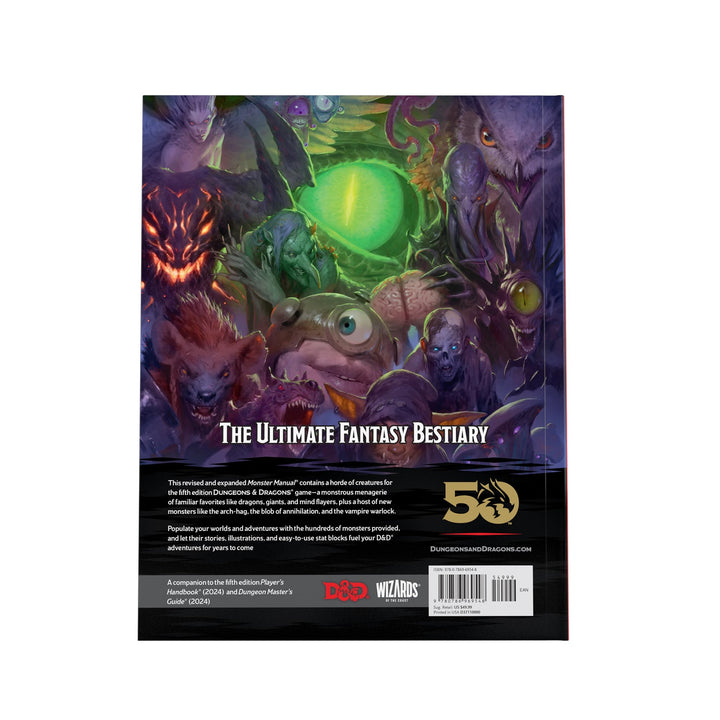 2024 Monster Manual (Dungeons & Dragons Core Rulebook) - Dungeons & Dragons (Hardcover, Core Rulebook Edition)