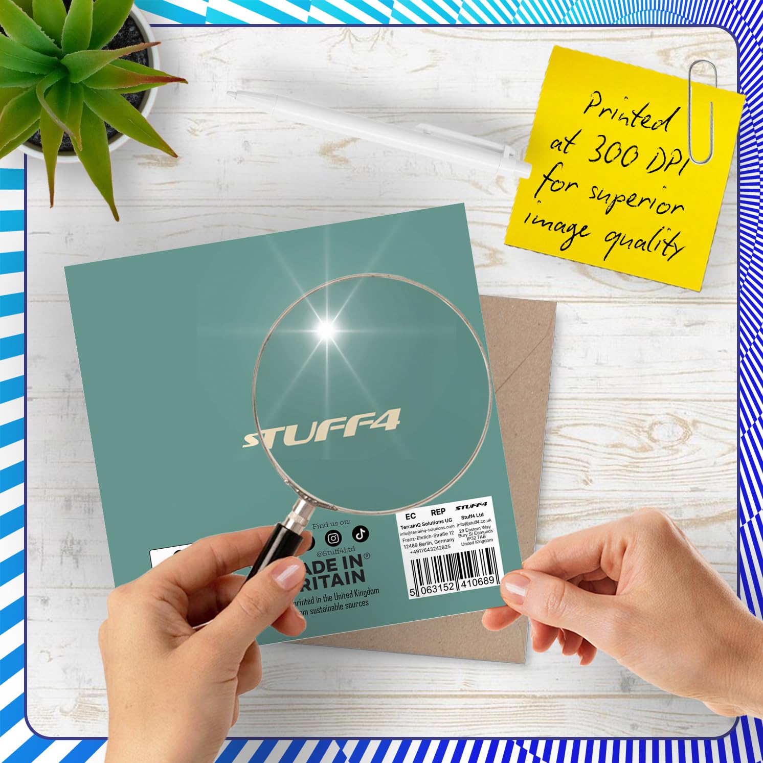 Stuff4 Funny Birthday Card for Dad - Vintage Wit Illustration | 145mm Square 2