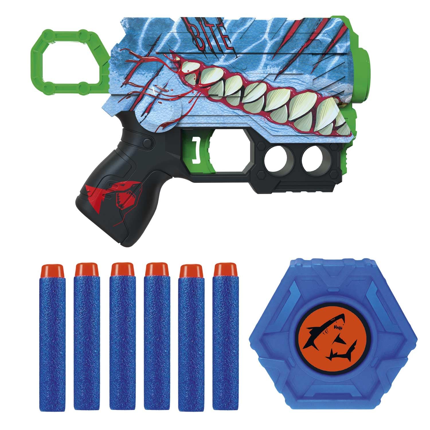 CRAZE BLASTER-X Foam Gun - 16cm Blaster, 6 Foam Darts, 10m Range | Ages 3+ 2