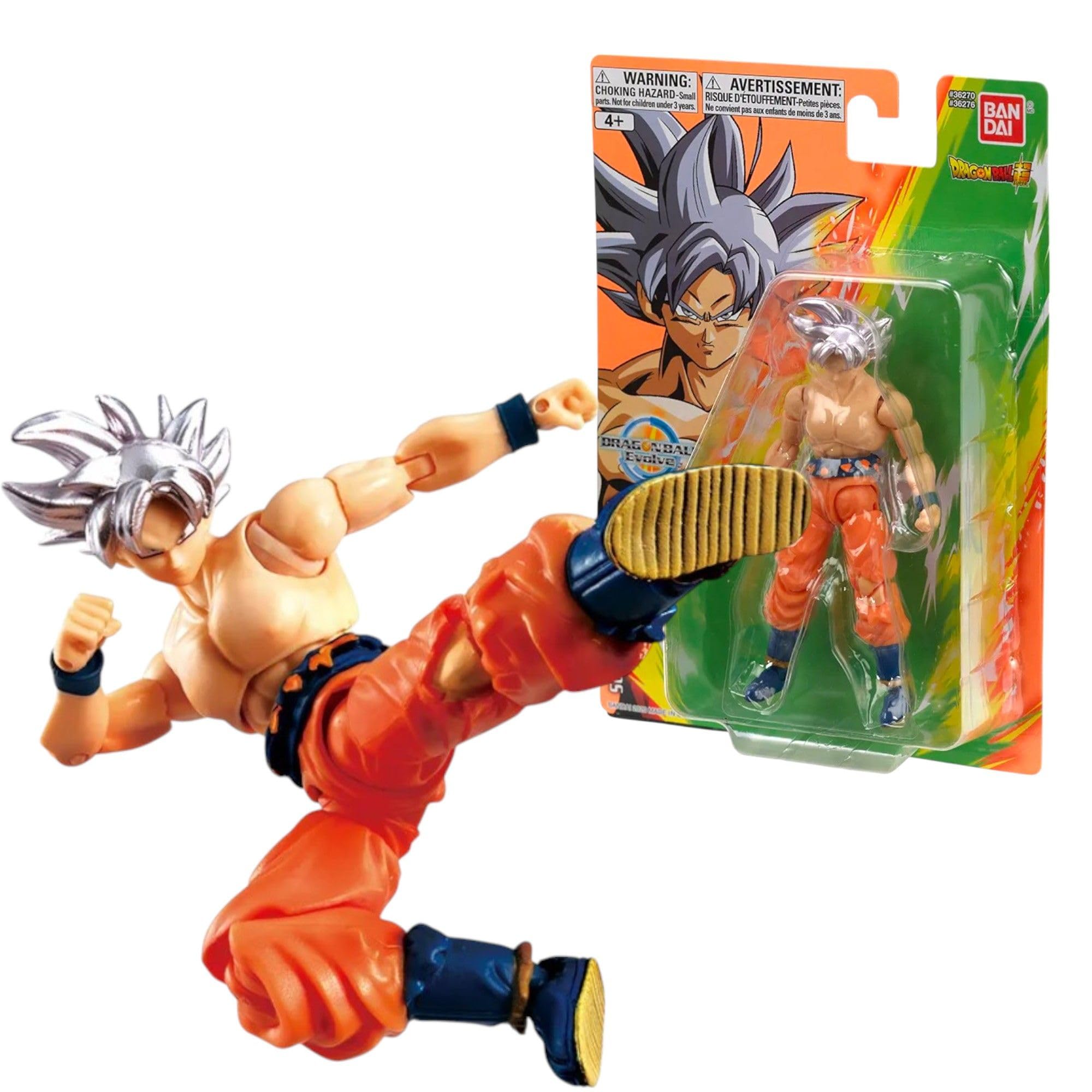 BANDAI Dragon Ball Evolve Ultra Instinct Goku Action Figure - 12.5cm Collectible Anime Toy 1