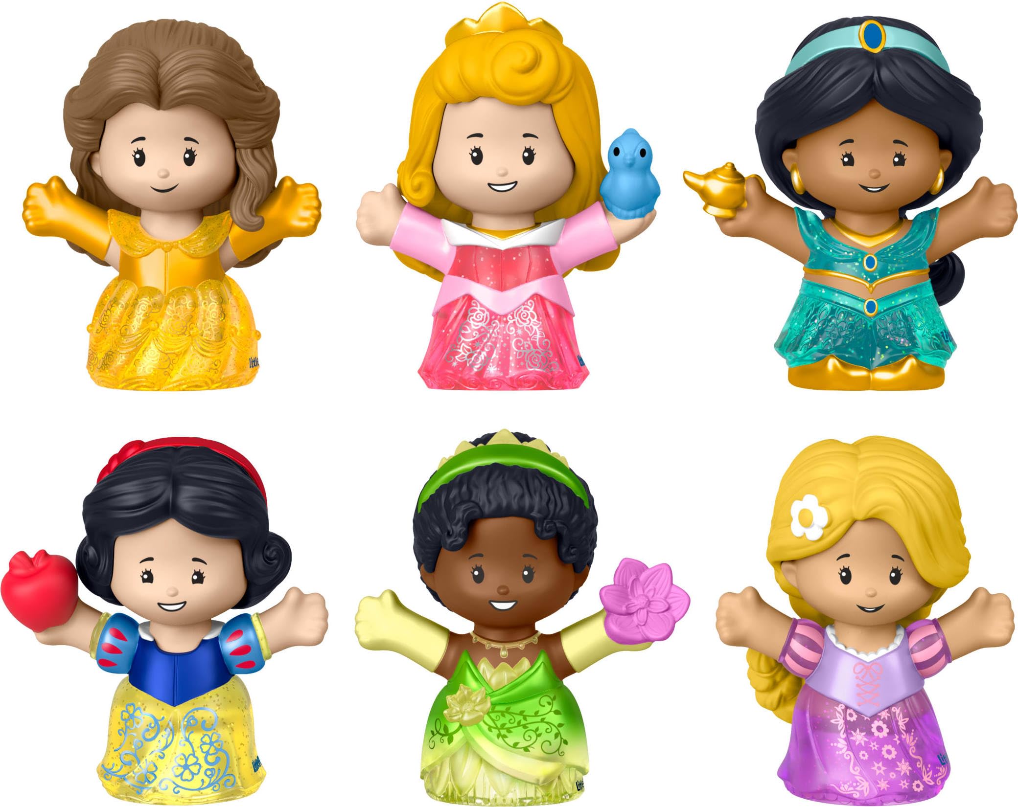 Fisher-Price Little People Disney Princess Shimmer Gowns Figure Set - Ages 18 Months+ 6