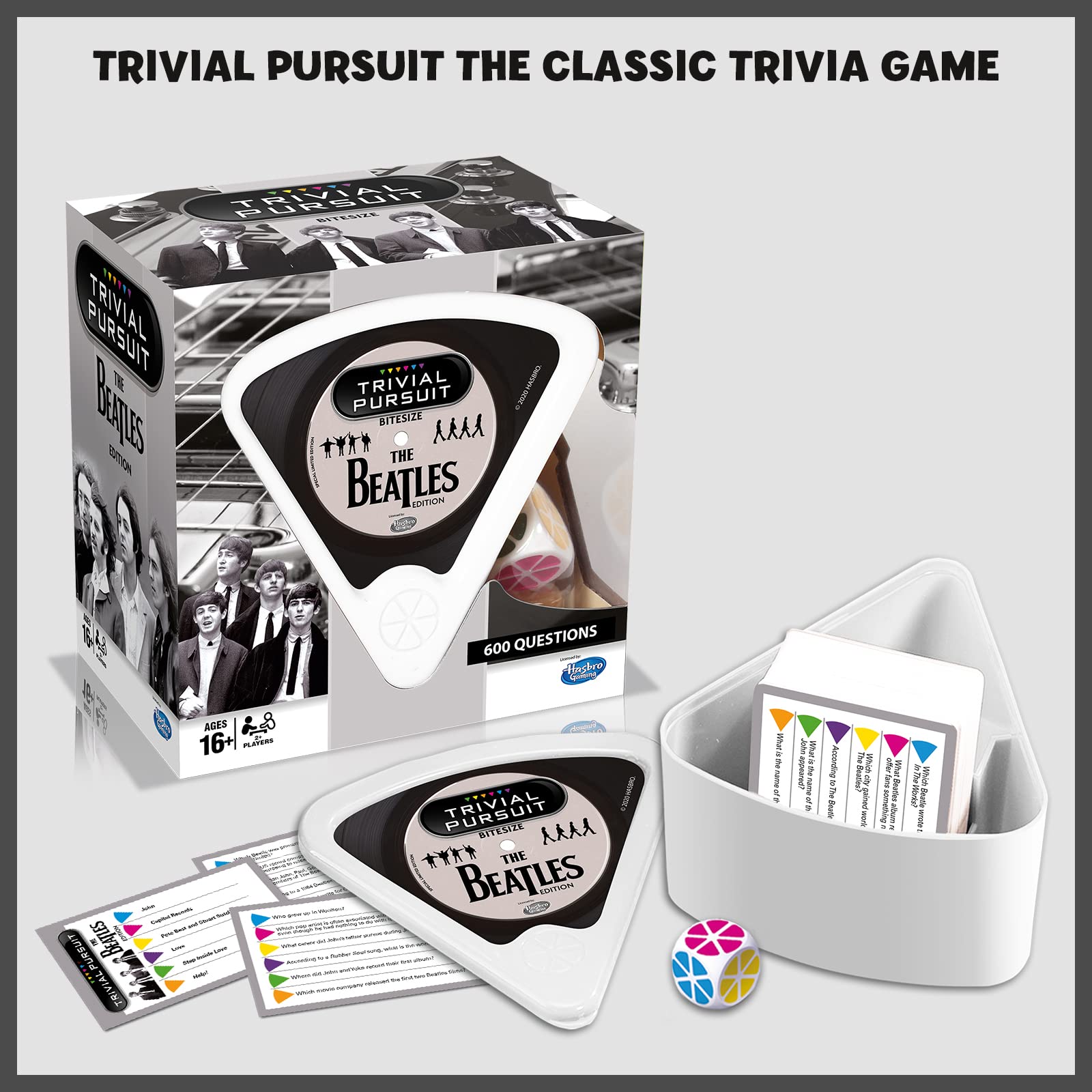 Winning Moves The Beatles Trivial Pursuit Board Game | 2-6 Players | Bite Size Format 2