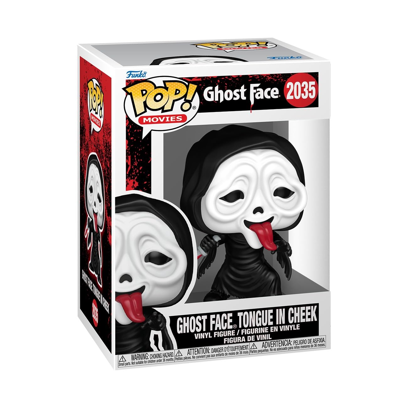 Funko POP! Vinyl: Ghost Face with Tongue - Movie Collectible Figure | 3.75 in