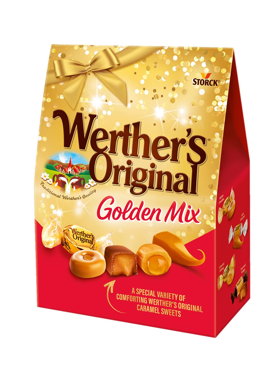 Werther's Original Golden Mix Caramel Sweets Assortment - 340g Variety Pack 1