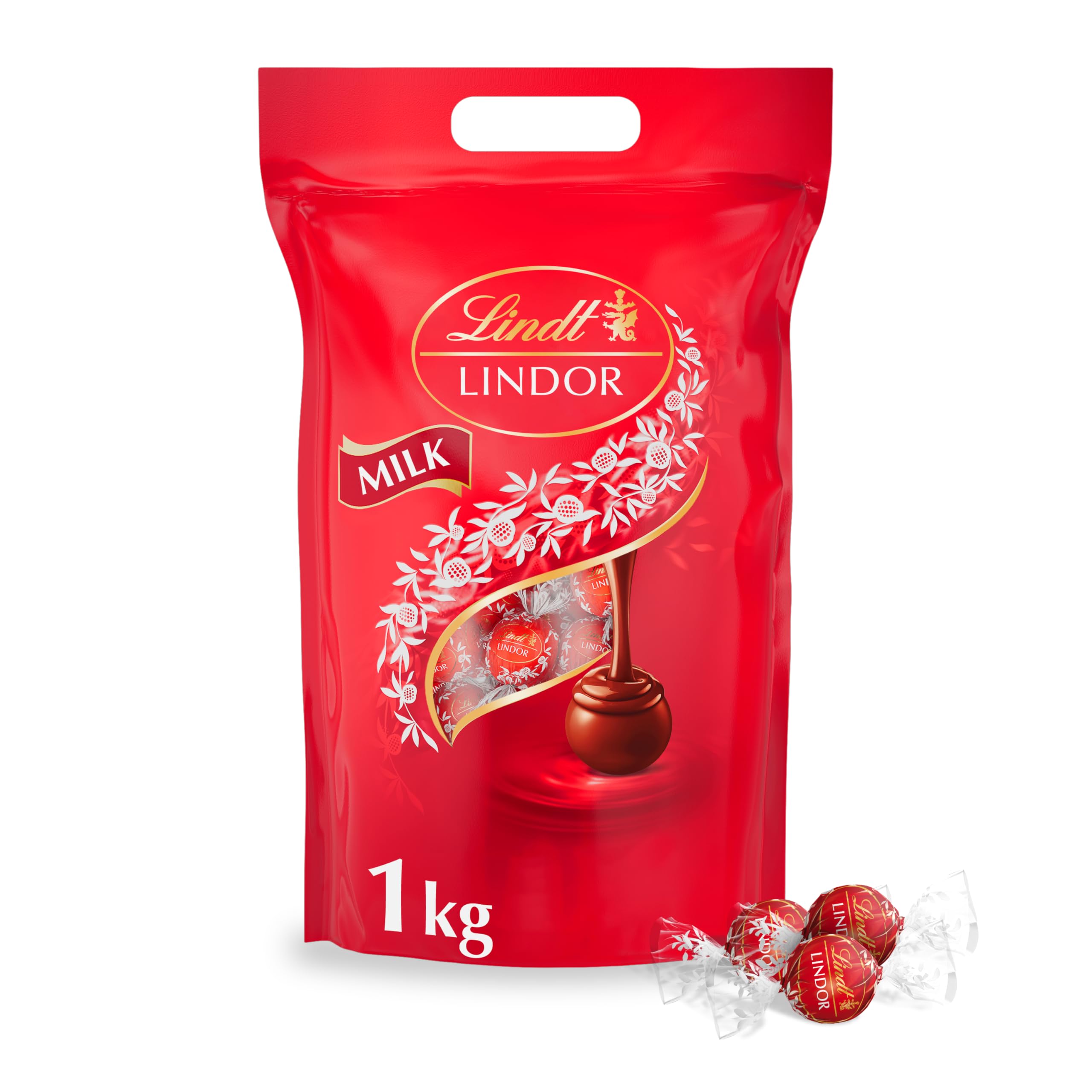 Lindt LINDOR Milk Chocolate Truffles - 1kg Bag