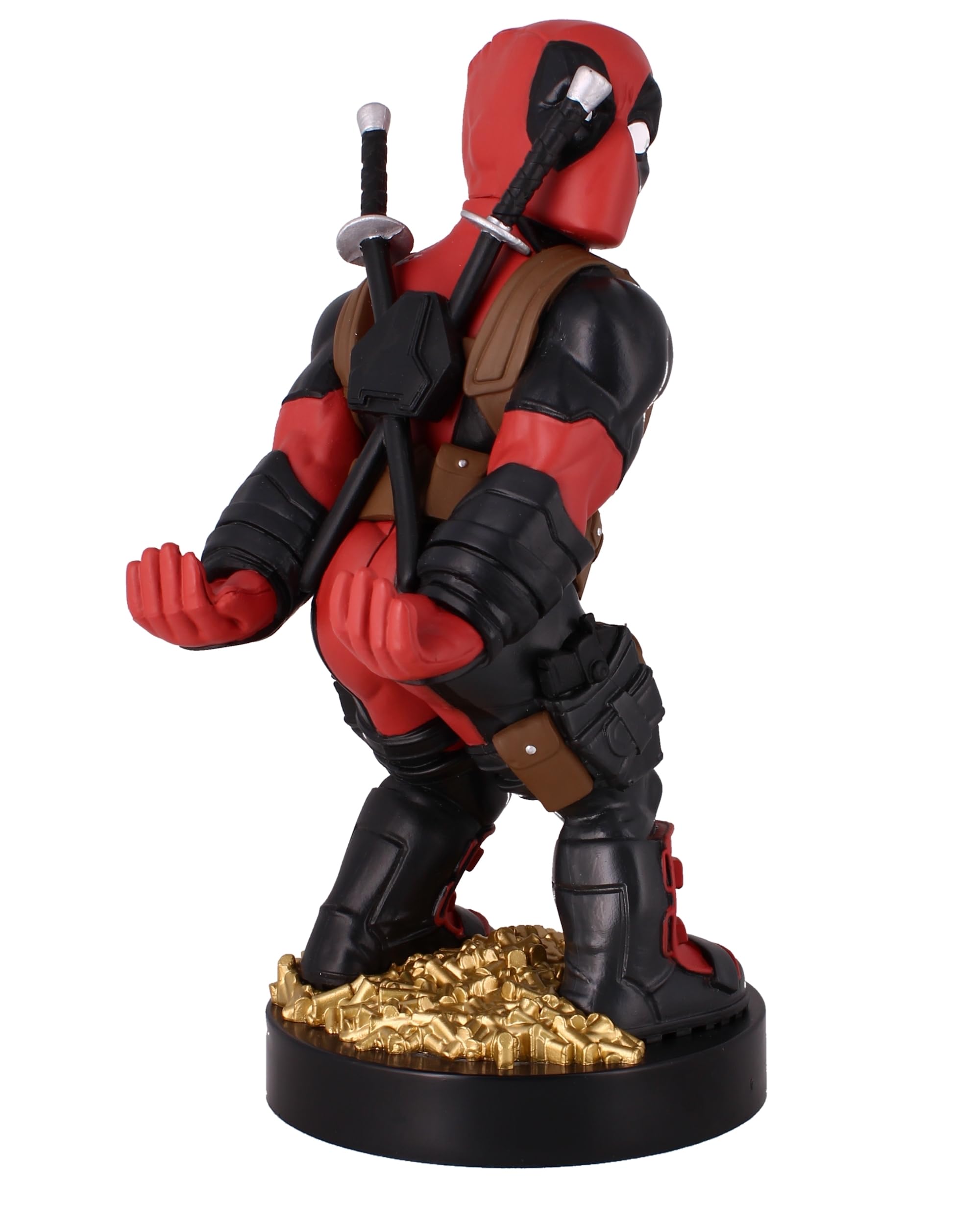 Cableguys Marvel 'Rear View Deadpool' Controller & Phone Stand | Red Silicone | 8.5 Inches Tall