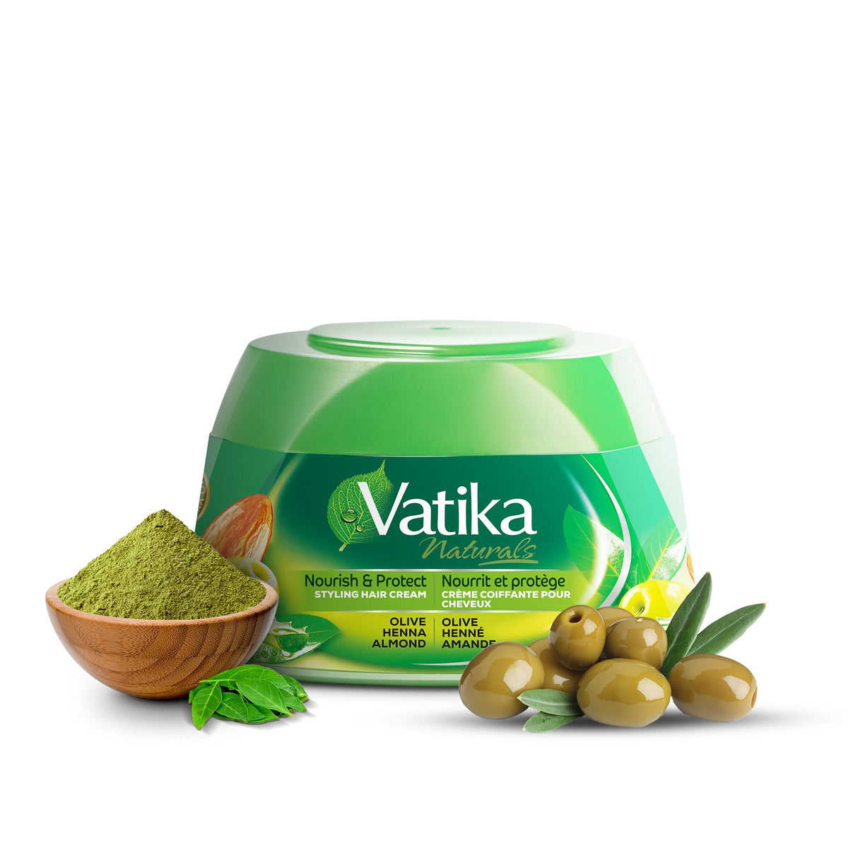 Vatika Naturals Olive Hair Cream - Nourish & Protect 210ml