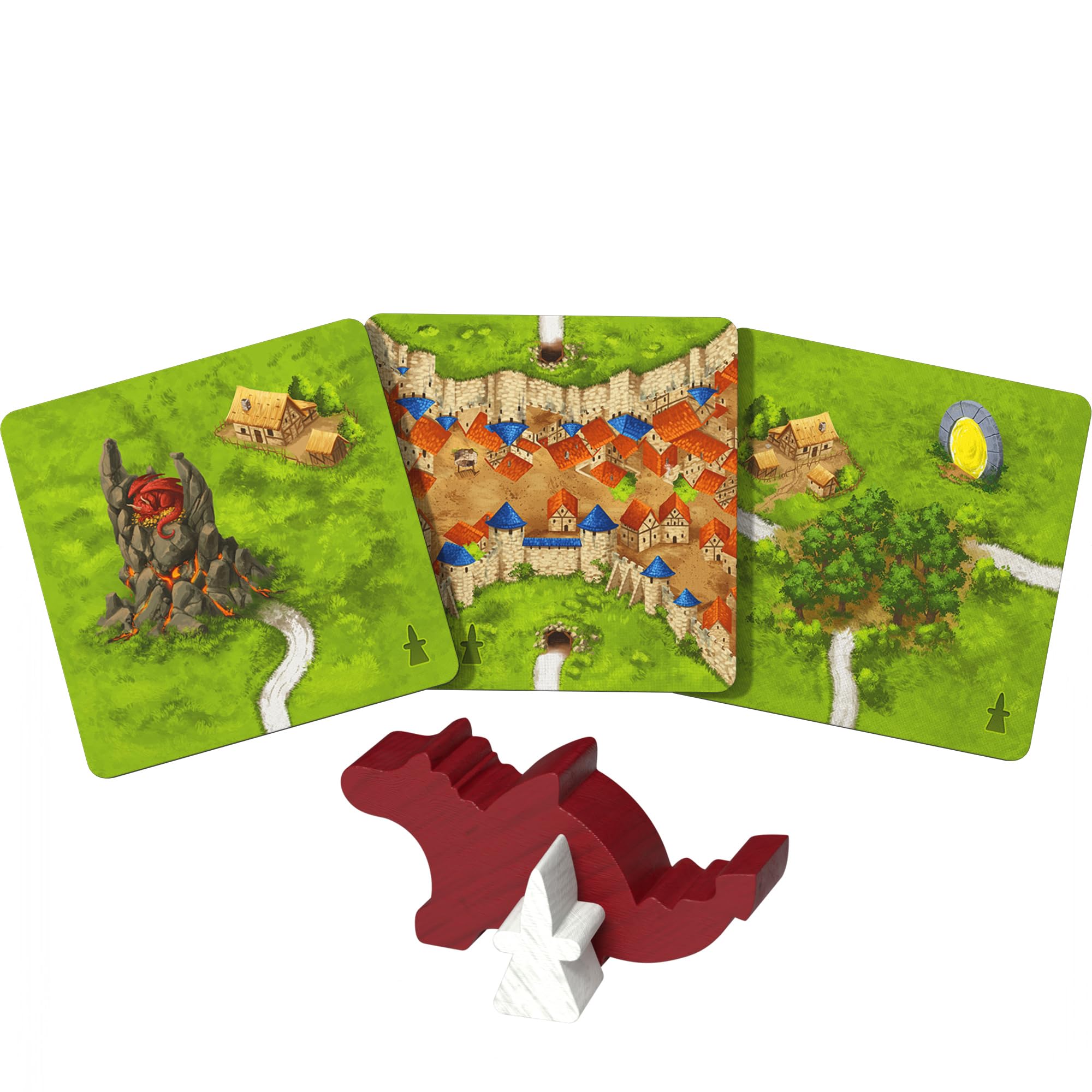 Hans im Glück Carcassonne: Dragon & Fairy Expansion 3 Refresh Board Game 2