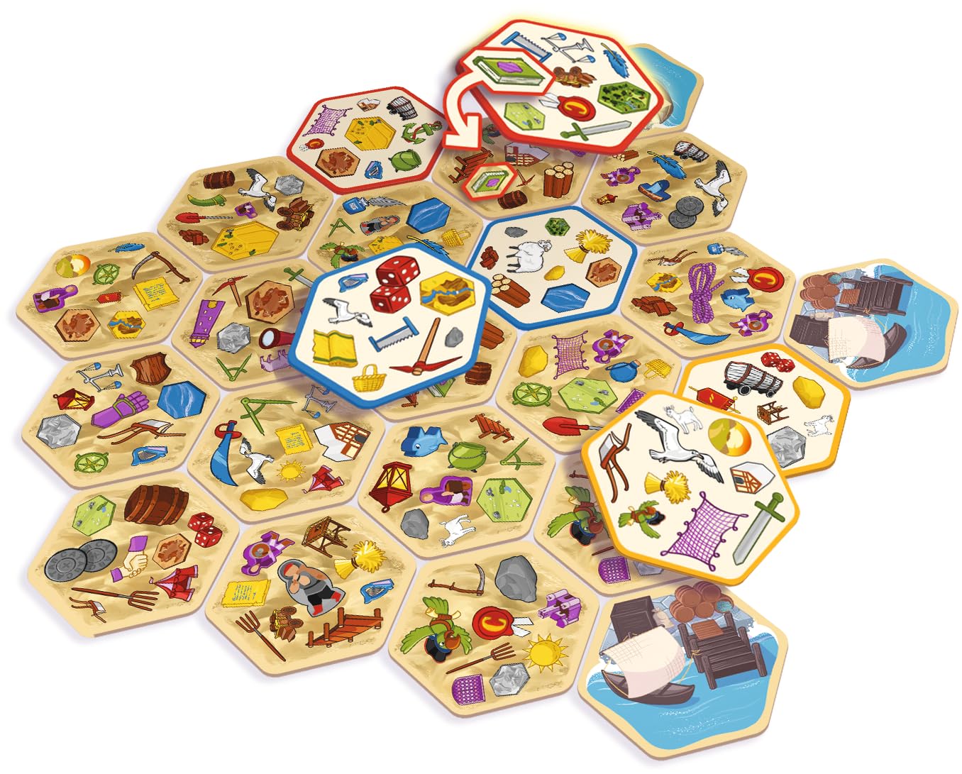 Asmodee Dobble Catan Family Card Game | Ages 8+ | 2-6 Players | 15 Min 2