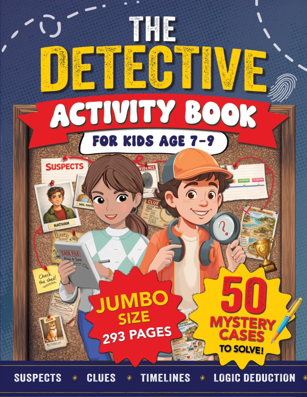Creative Kids Studio The Detective Activity Book For Kids Age 7-9 | Paperback | 293 Pages 1