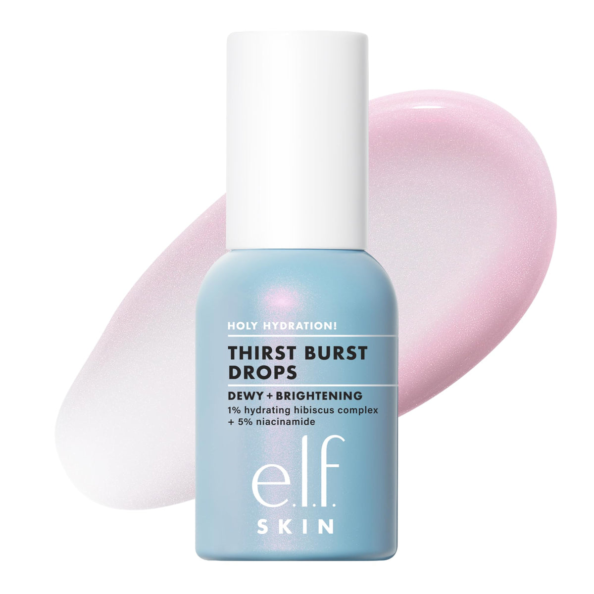 e.l.f. Holy Hydration! Thirst Burst Drops - Dewy & Plump Complexion | Hyaluronic Acid & Niacinamide | 30 ml