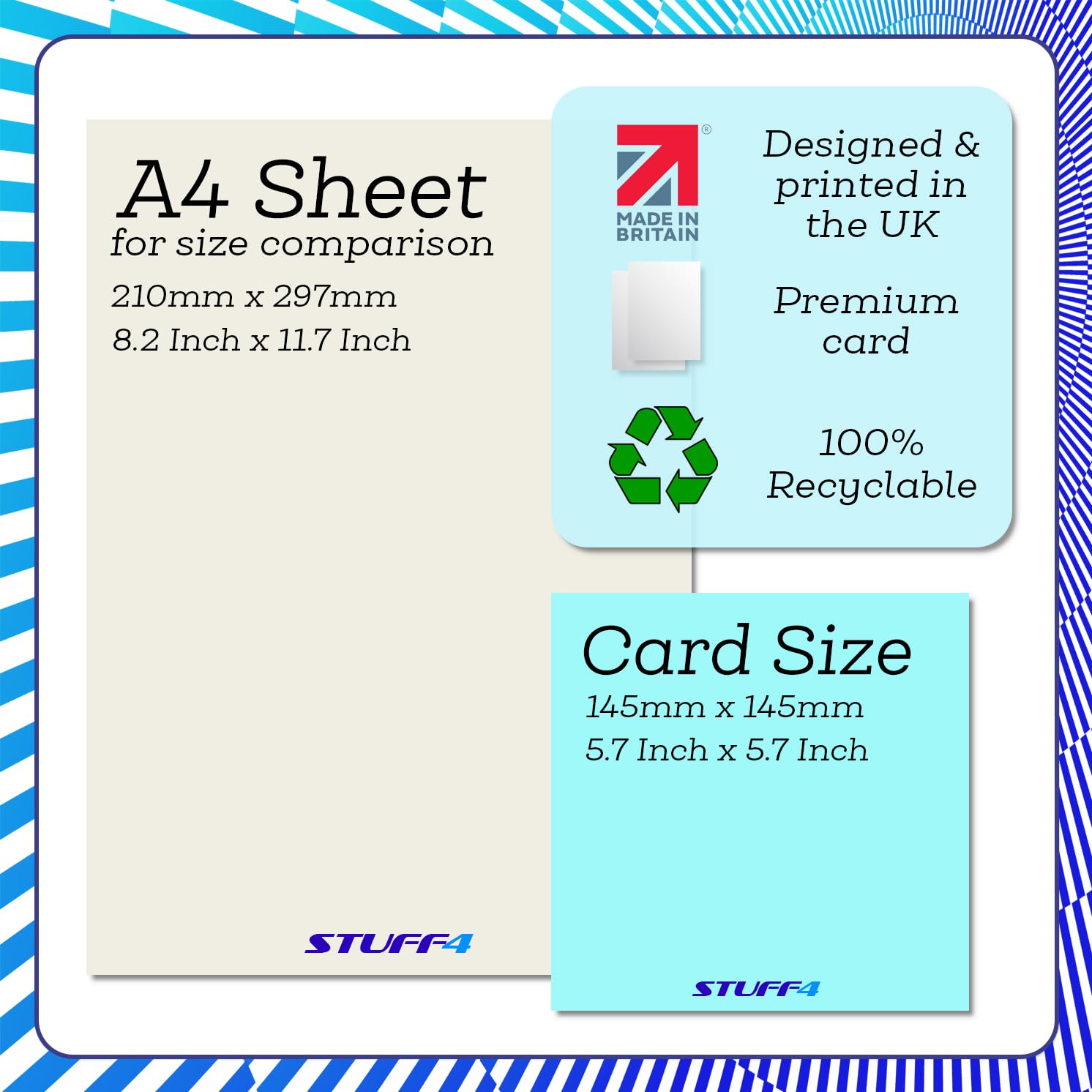 Stuff4 Brother Birthday Card - A Little Toast To You | 145mm x 145mm | Uncoated Interior 6