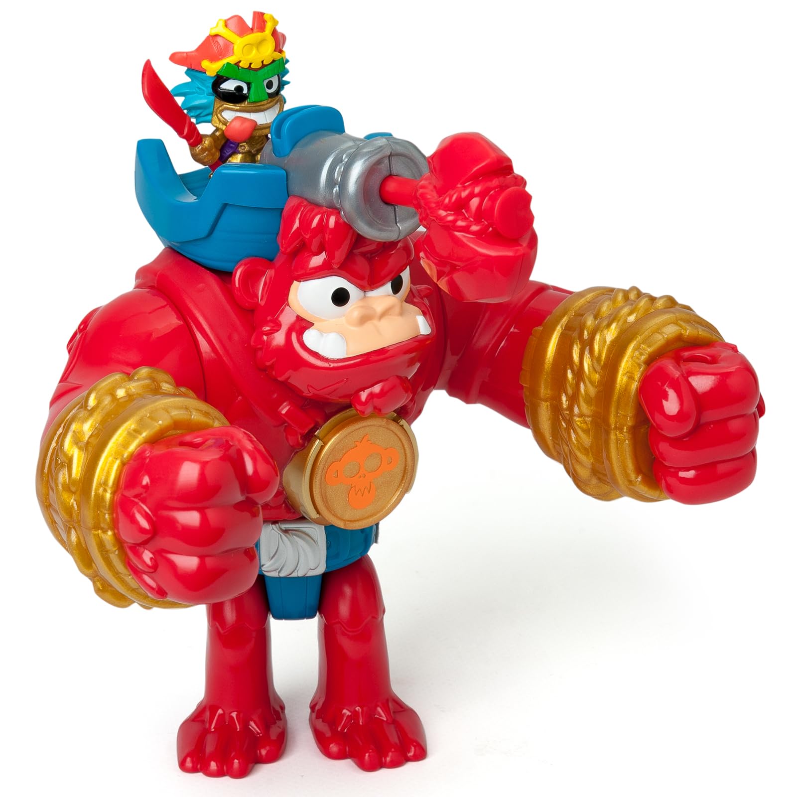 PIRATIX ADVENTURE WORLD Boom Ben Articulated Gorilla Playset | Includes Captain Jambo & Captain Bantu Figures