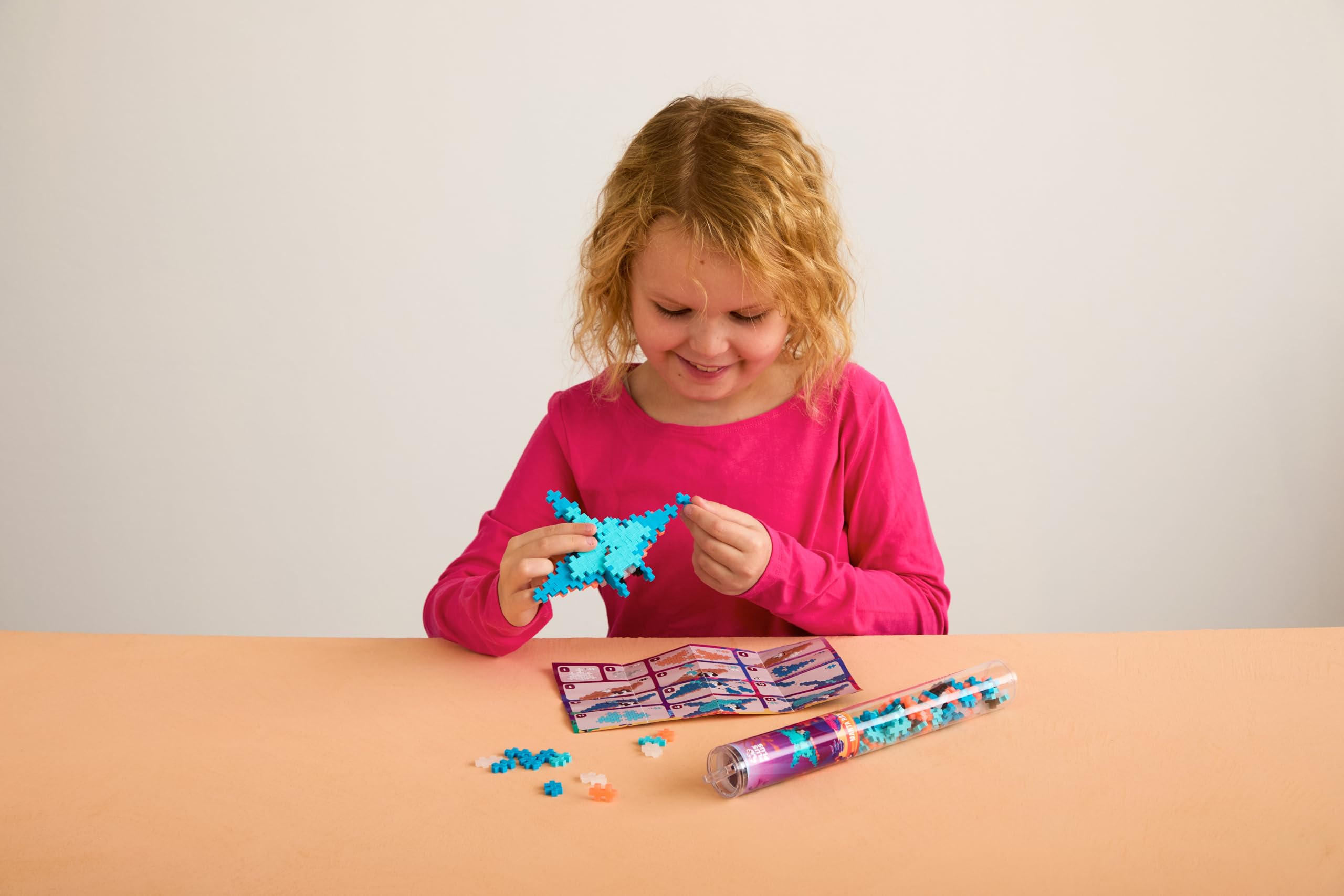 PLUS PLUS Building Blocks Toy - 100-Piece Manta Ray Set for Creative Building 5