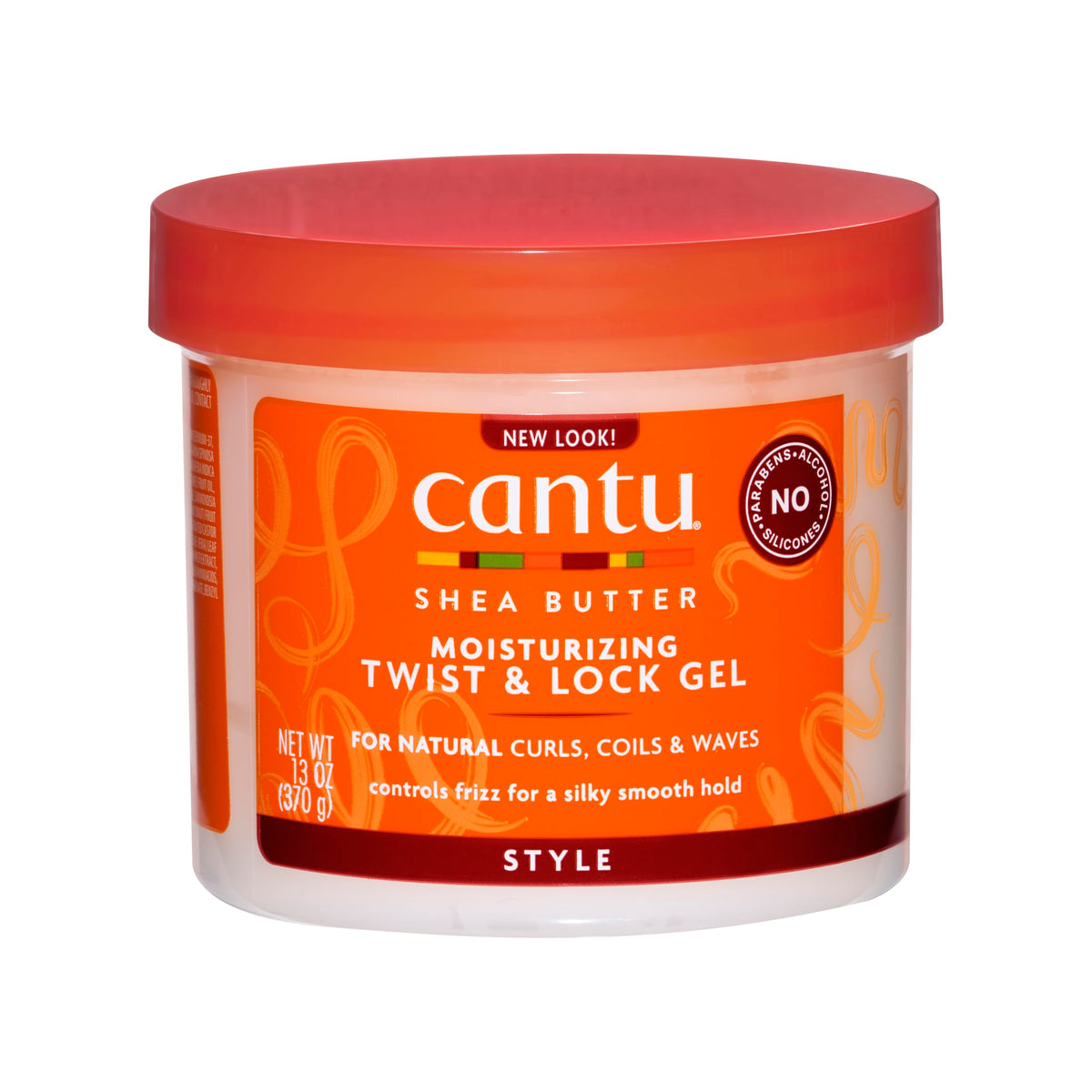 CANTU Shea Butter for Natural Hair Moisturizing Twist Lock Gel - Controls Frizz, 370g