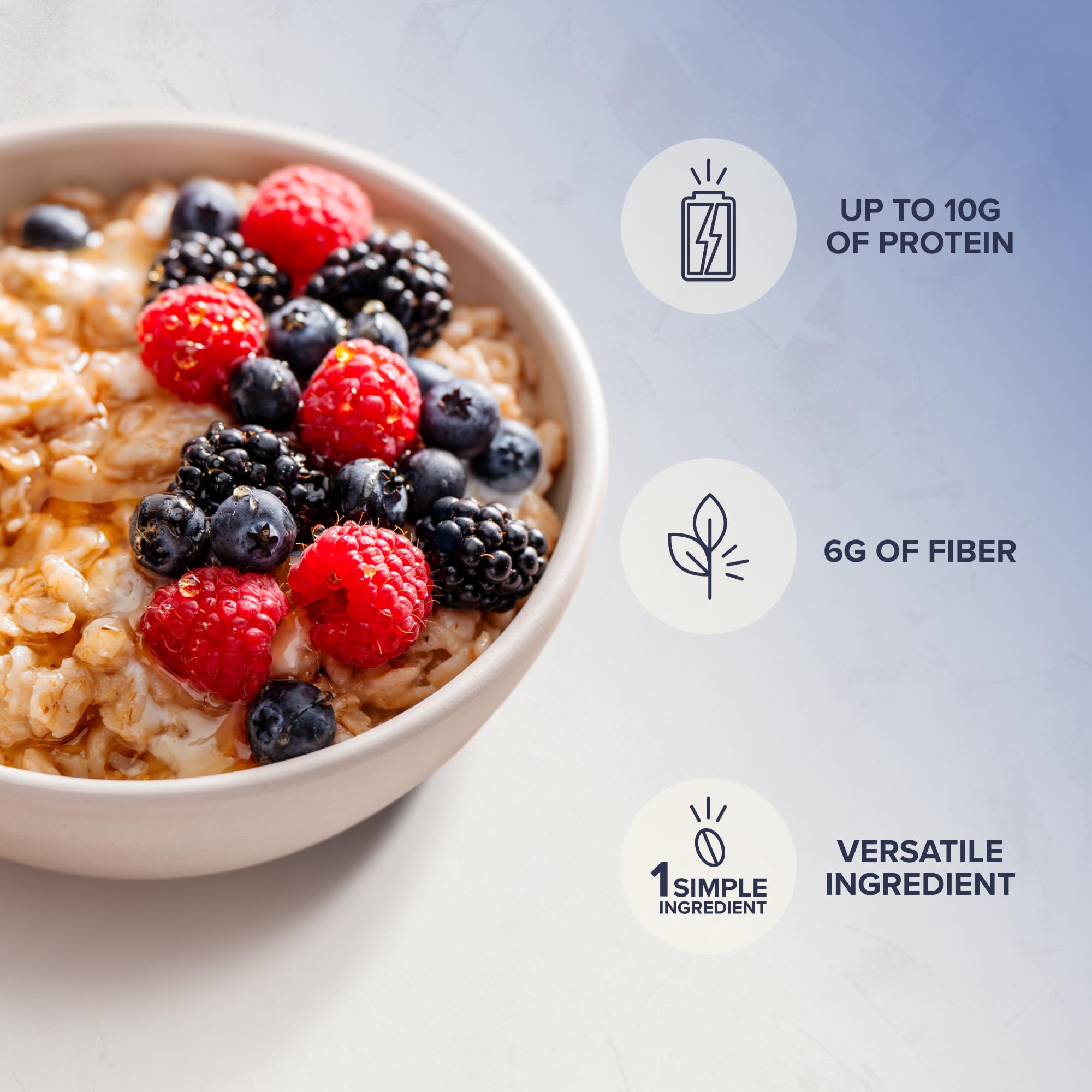 Bob's Red Mill Gluten Free Protein Oats - 10g Protein/Serving | 907g Bag | Non-GMO 4