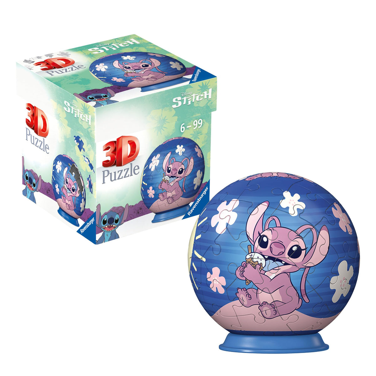 Ravensburger Disney Angel 54 Piece 3D Jigsaw Puzzle - 7.5cm Diameter