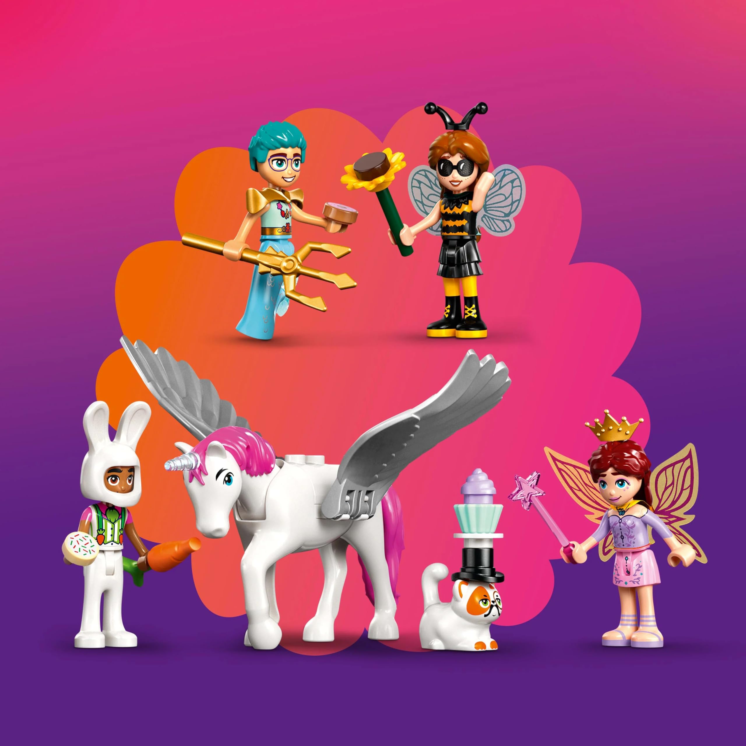 LEGO Friends Costume Party with Unicorn & Fairy - Building Playset for 6+ Year Olds 2