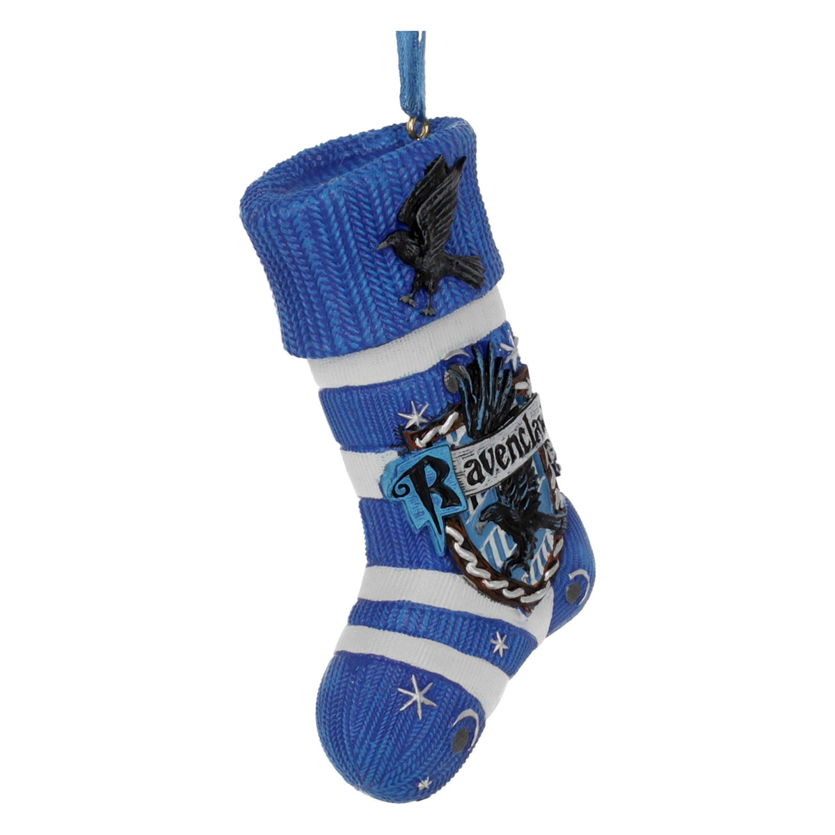 Nemesis Now Harry Potter Ravenclaw Stocking Hanging Ornament - Resin, Blue, 9.5 cm