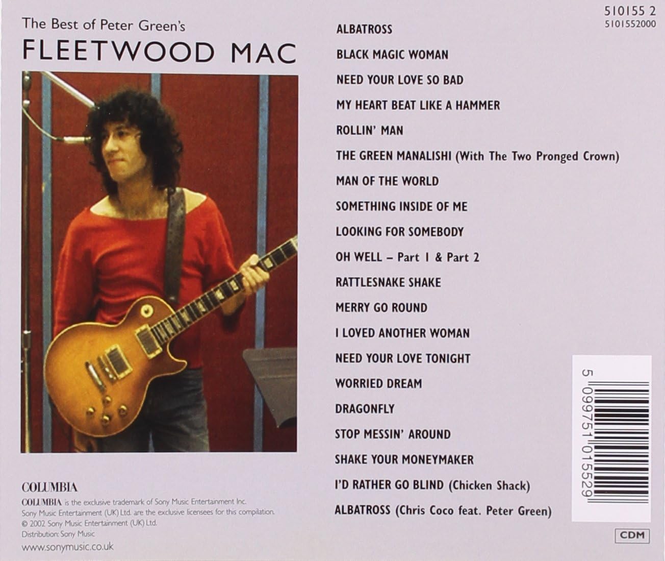 Peter Green's Fleetwood Mac - The Best Of Peter Green's Fleetwood Mac CD 2