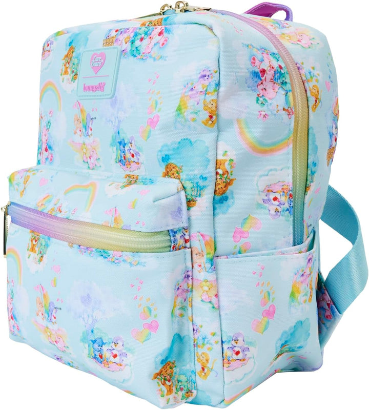 Loungefly: Care Bears - Care Bears Cousins - AOP Nylon Small Square Mini Backpac