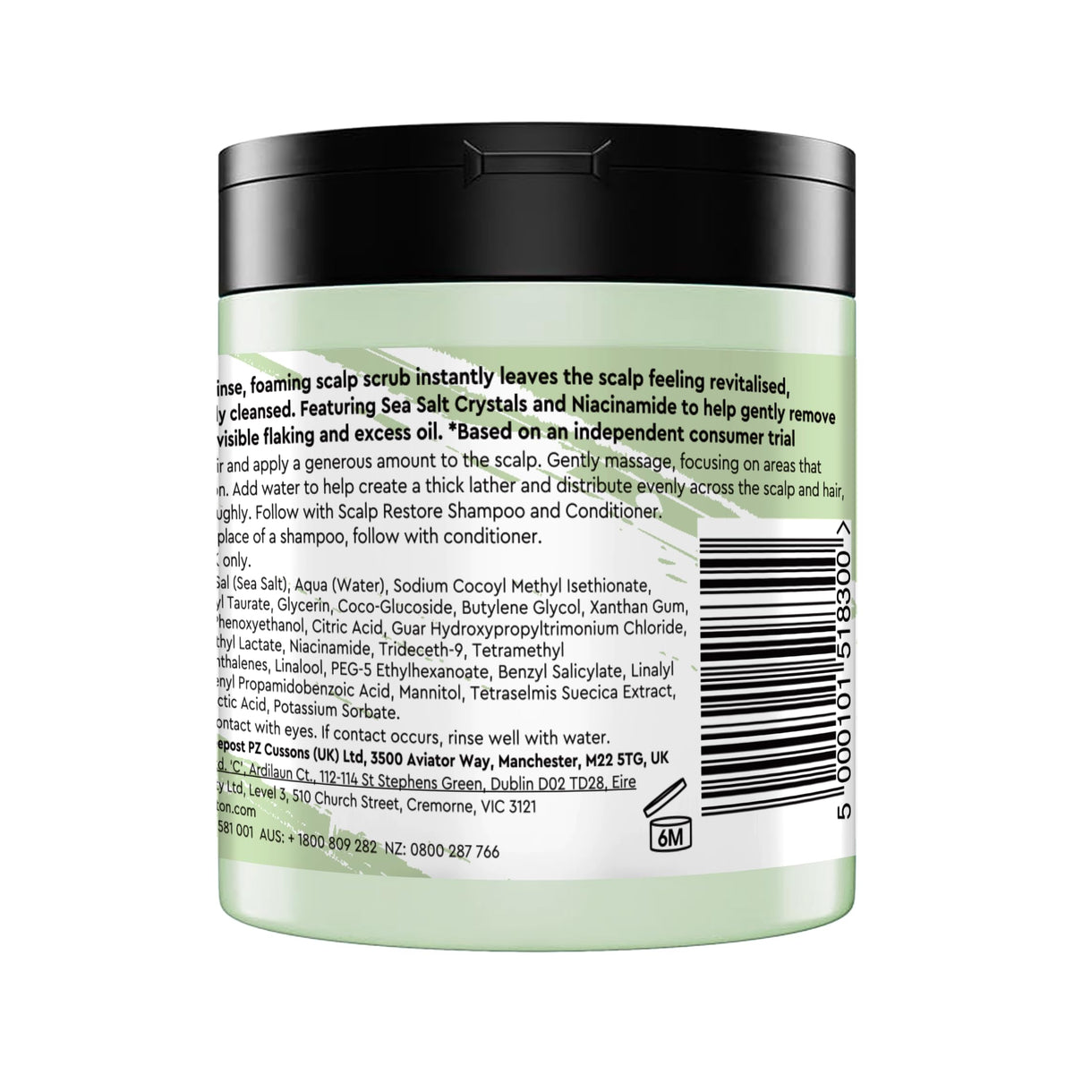 Charles Worthington Scalp Restore Reviving Scalp Scrub - Sea Salt, 150 ml