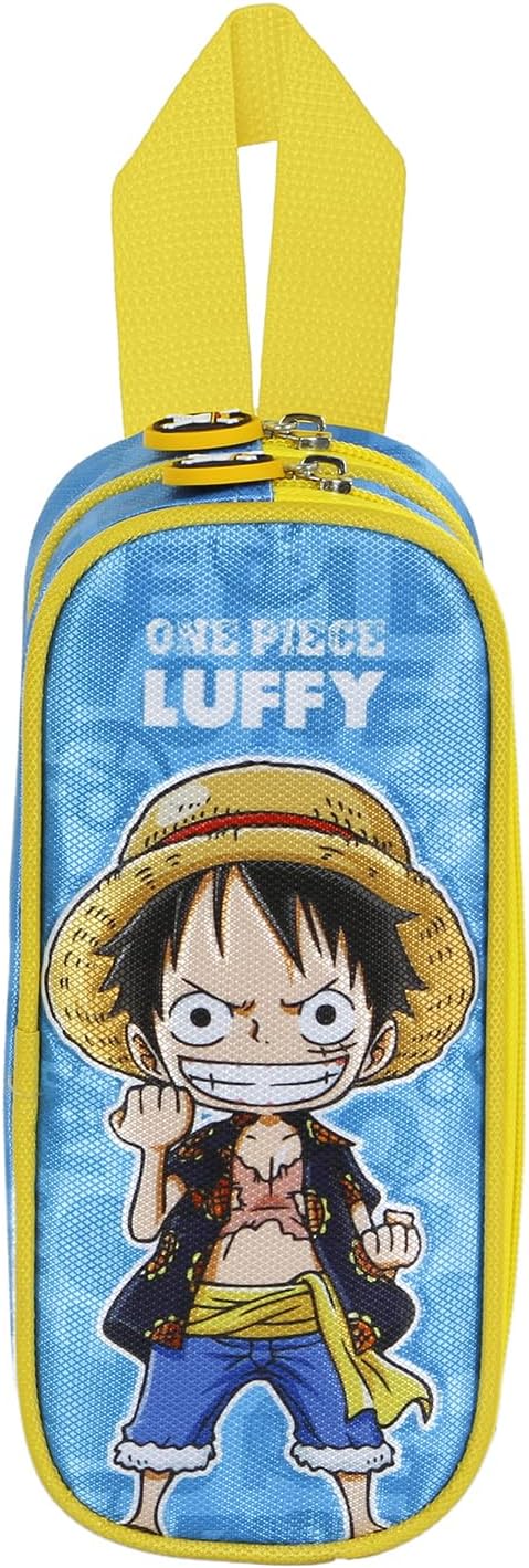 One Piece Monkey D. Luffy Double Compartment Pencil Case (06900)