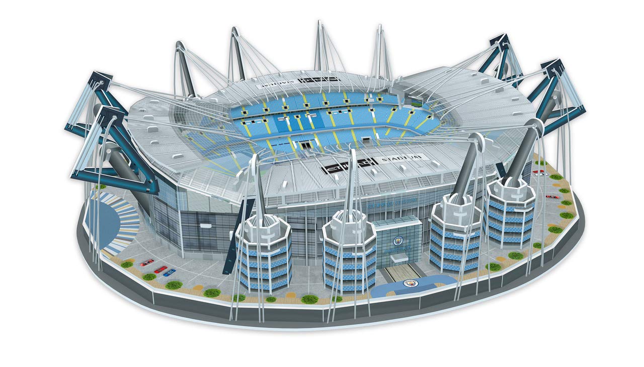Paul Lamond Nanostad Manchester City FC Etihad Stadium 3D Jigsaw Puzzle | 139 Pieces | Ages 7+ 2