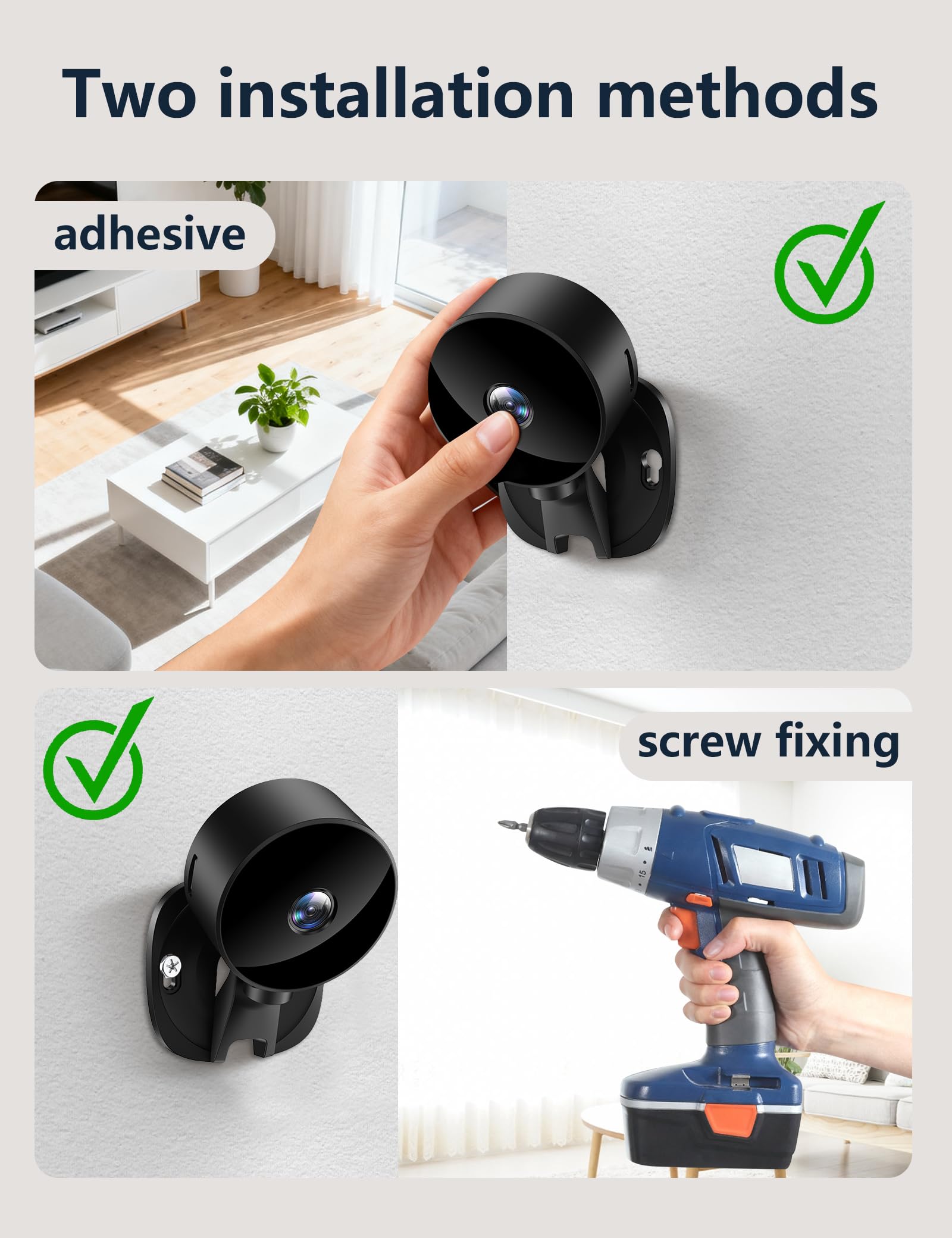 Surfola 1080P Indoor Security Camera - 2 Way Audio, Night Vision, Wi-Fi Connectivity 4
