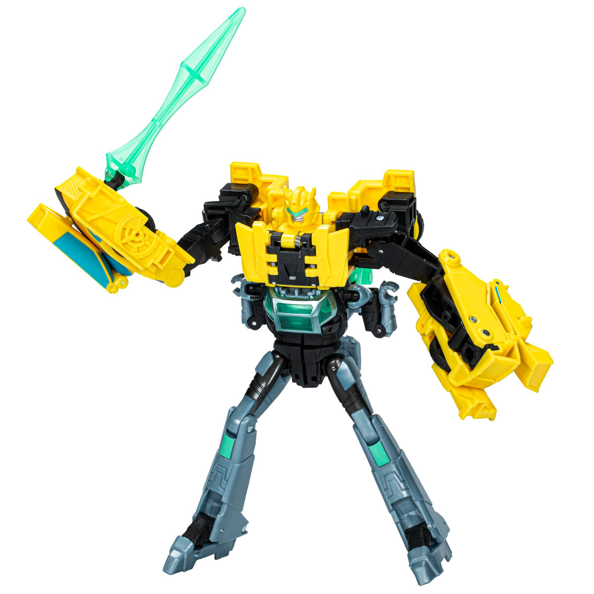Transformers EarthSpark Cyber-Combiner Bumblebee & Mo Malto Action Figures - 5-inch Scale, Ages 6+ 13