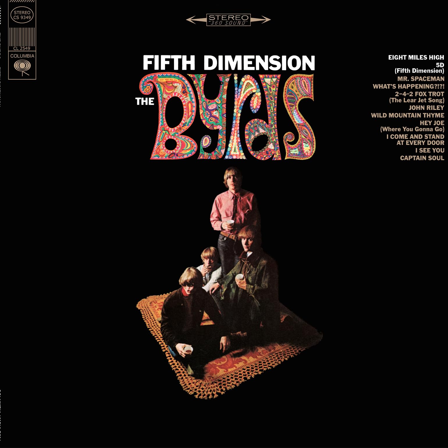 The Byrds - Fifth Dimension [Limited Edition Orange Coloured Vinyl]