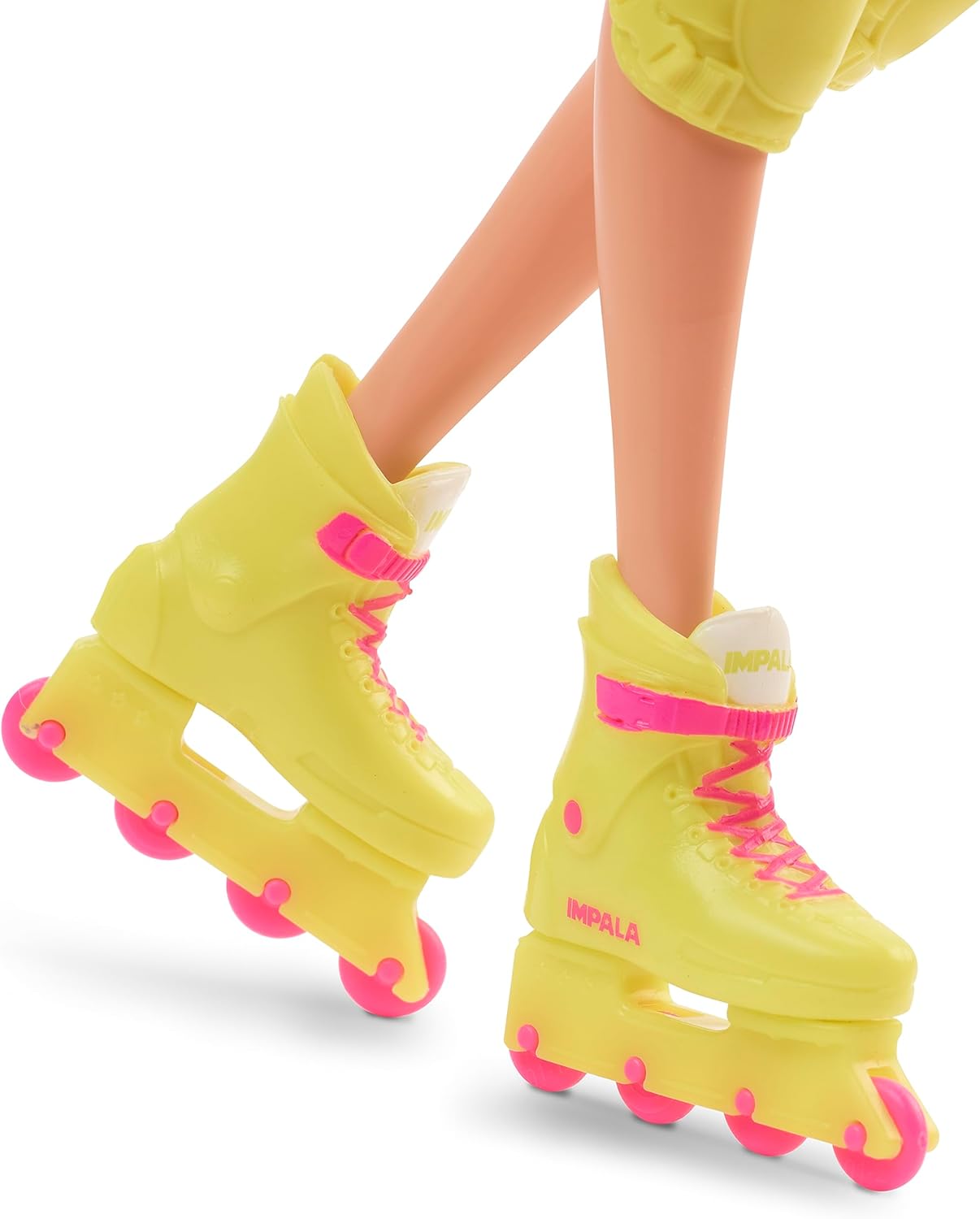 Barbie THE MOVIE Margot Robbie Skate Look Doll - Neon Pink Inline Skating Outfit 3