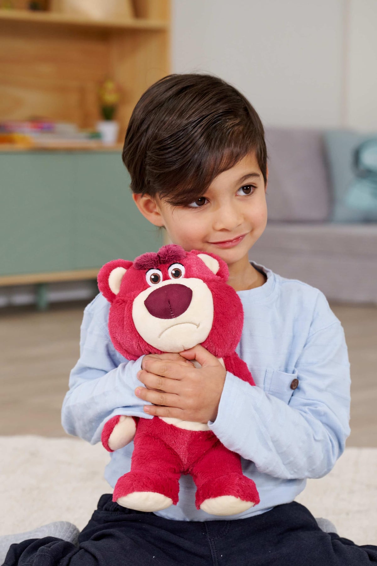 Disney Lotso Soft Doll - 25cm Cuddly Plush Toy for Babies & Toddlers | Polyester