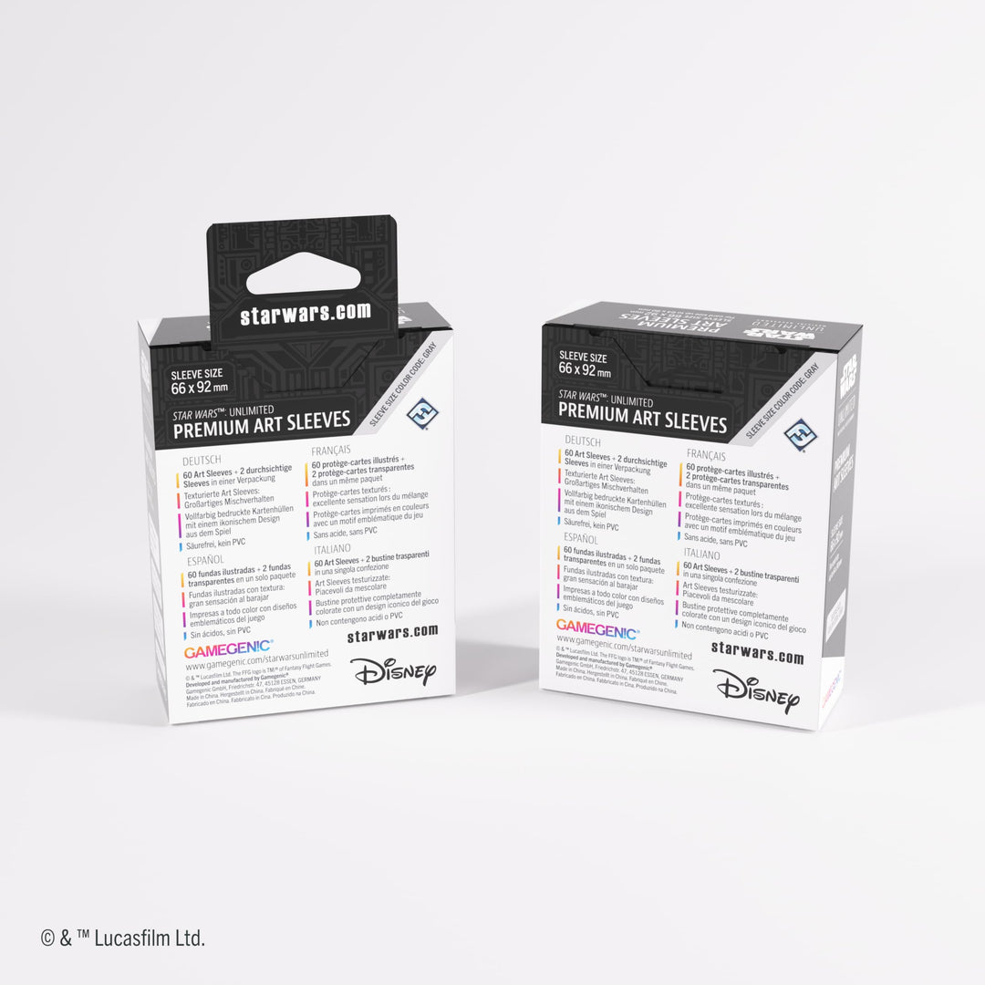 Gamegenic Star Wars: Unlimited Premium Art Sleeves - Card Back White