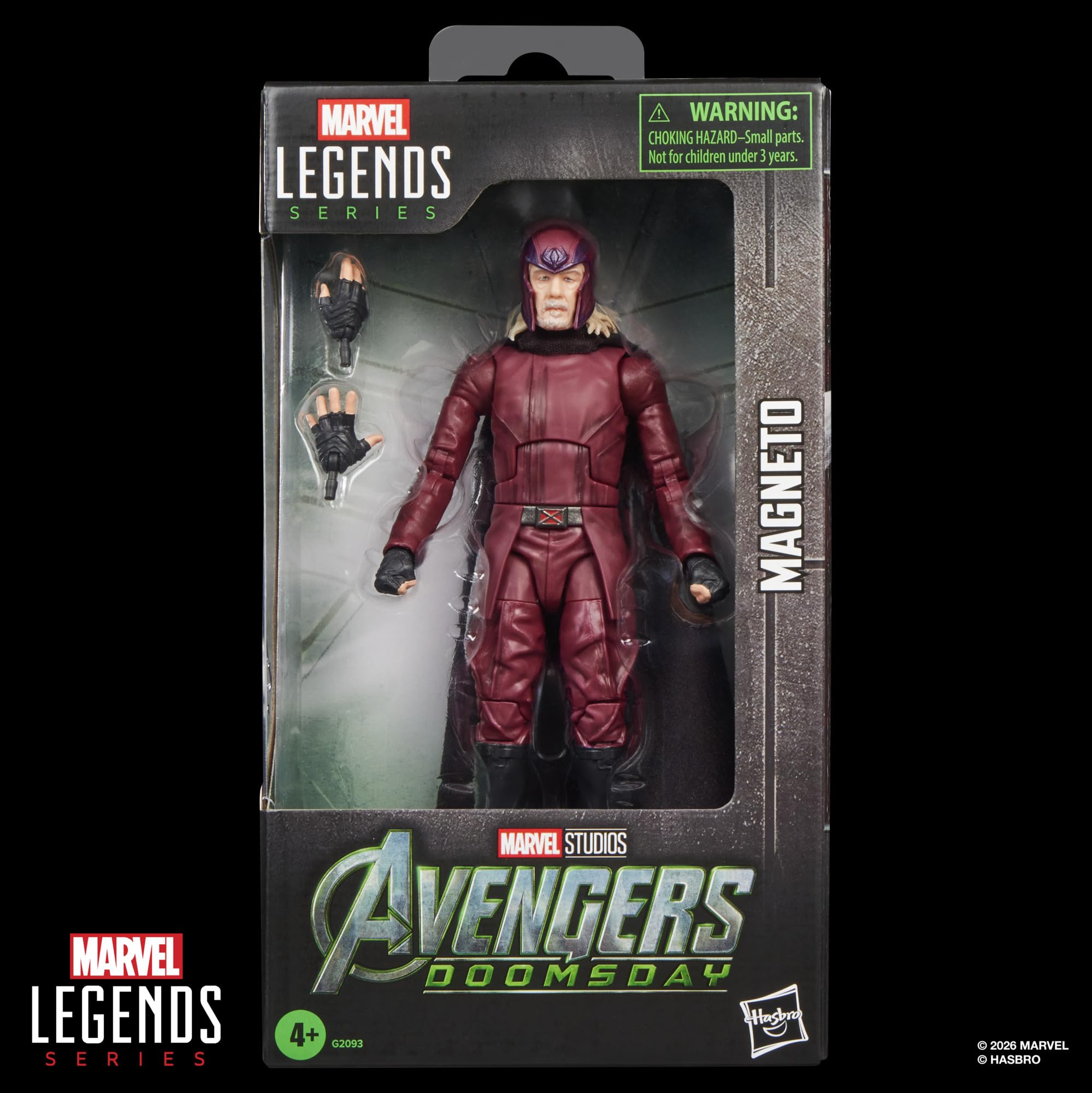 Marvel Legends Magneto Action Figure - 15cm Scale, 20+ Points of Articulation, Includes 2 Accessories 8
