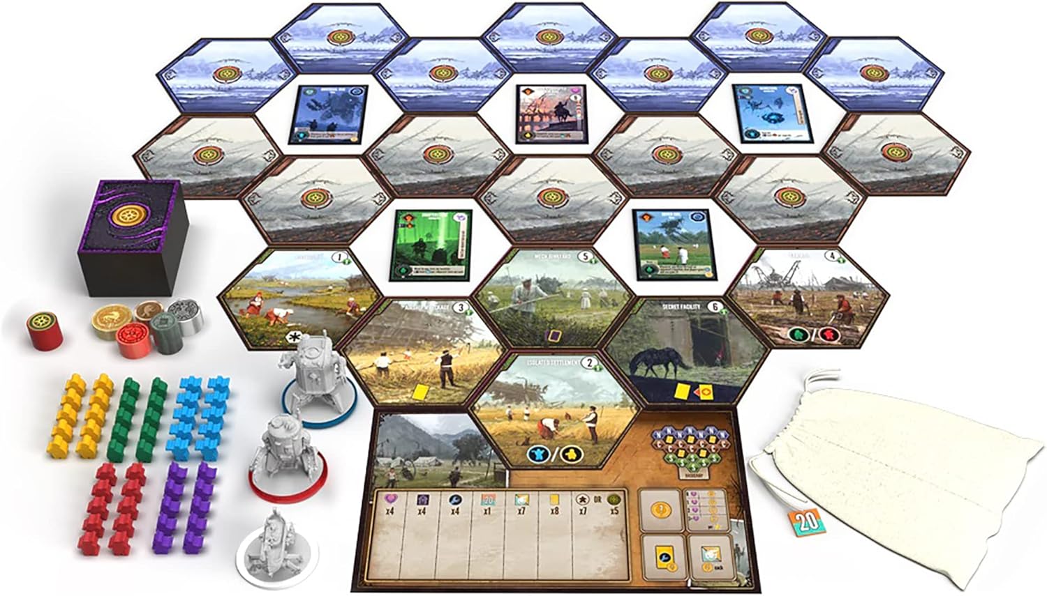 Stonemaier Games Expeditions Card Game – Standalone Sequel to Scythe, 1-5 Players 3