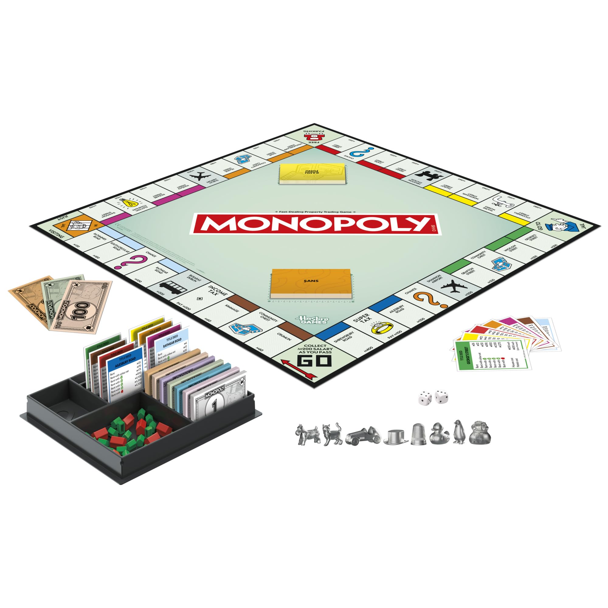 Monopoly Standard Edition Board Game - Family Fun, Ages 8+, 2-6 Players, Multi-color 7