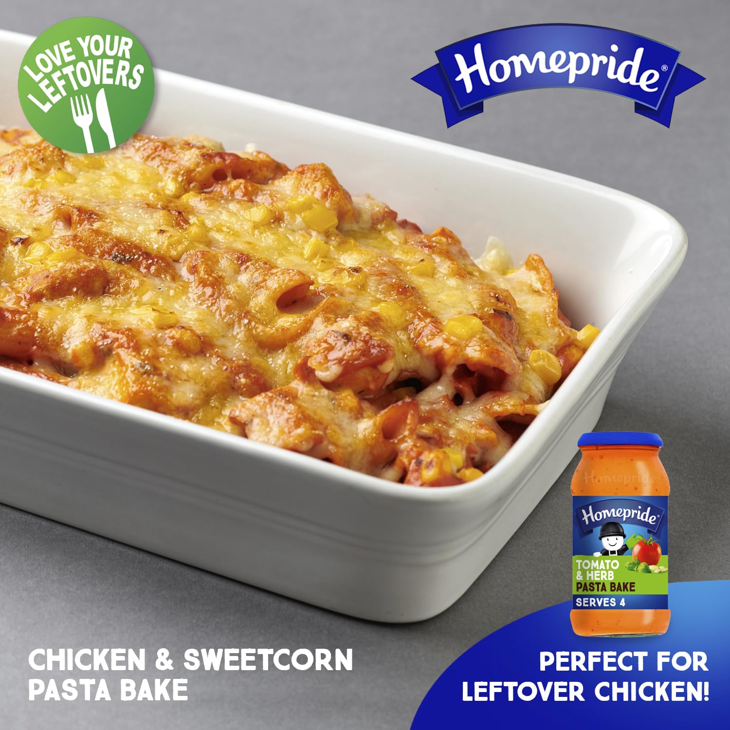 Homepride Creamy Tomato & Herb Pasta Bake Sauce - 485g Jar 3