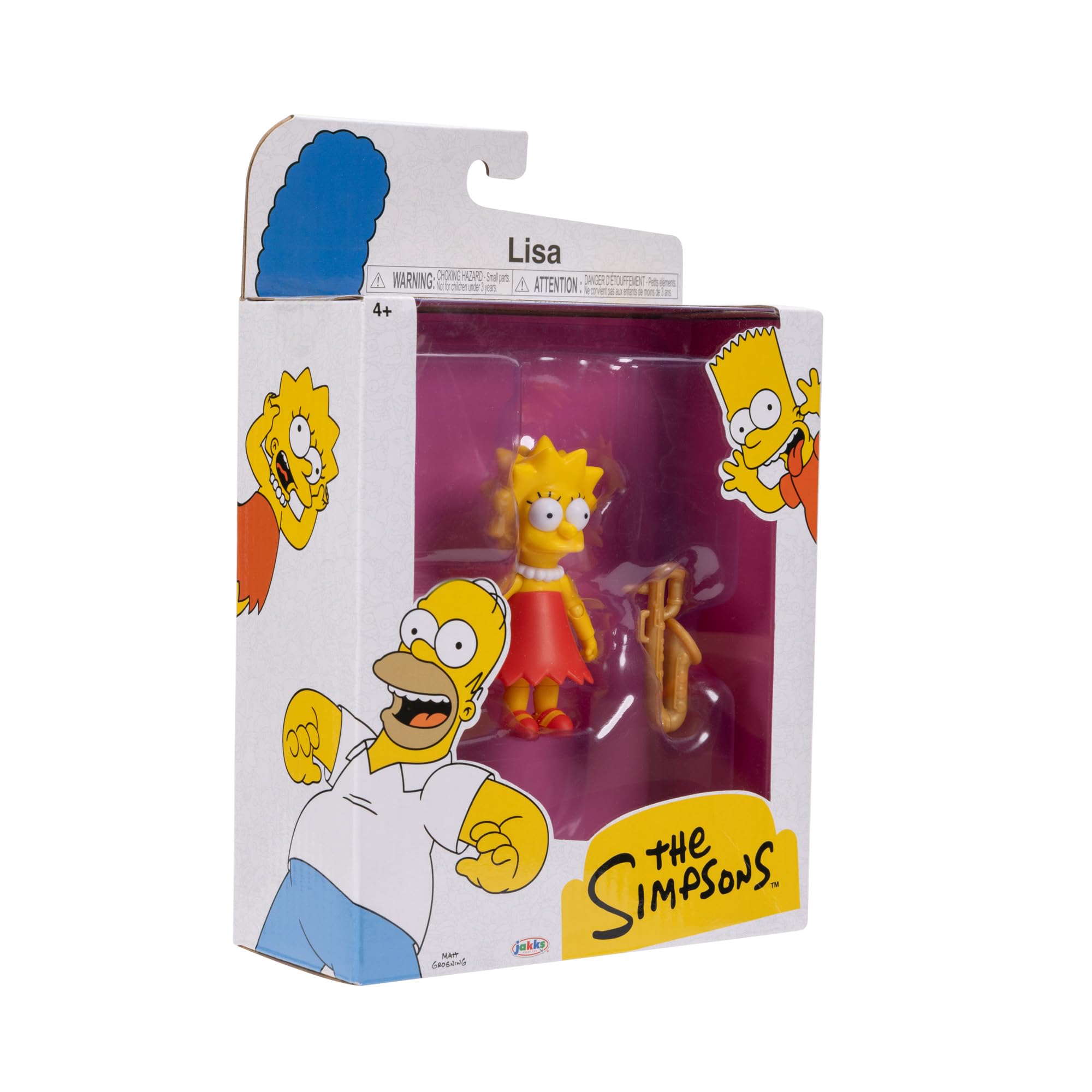 JAKKS Pacific The Simpsons - Lisa Simpson 12.7cm Action Figure with Saxophone 5