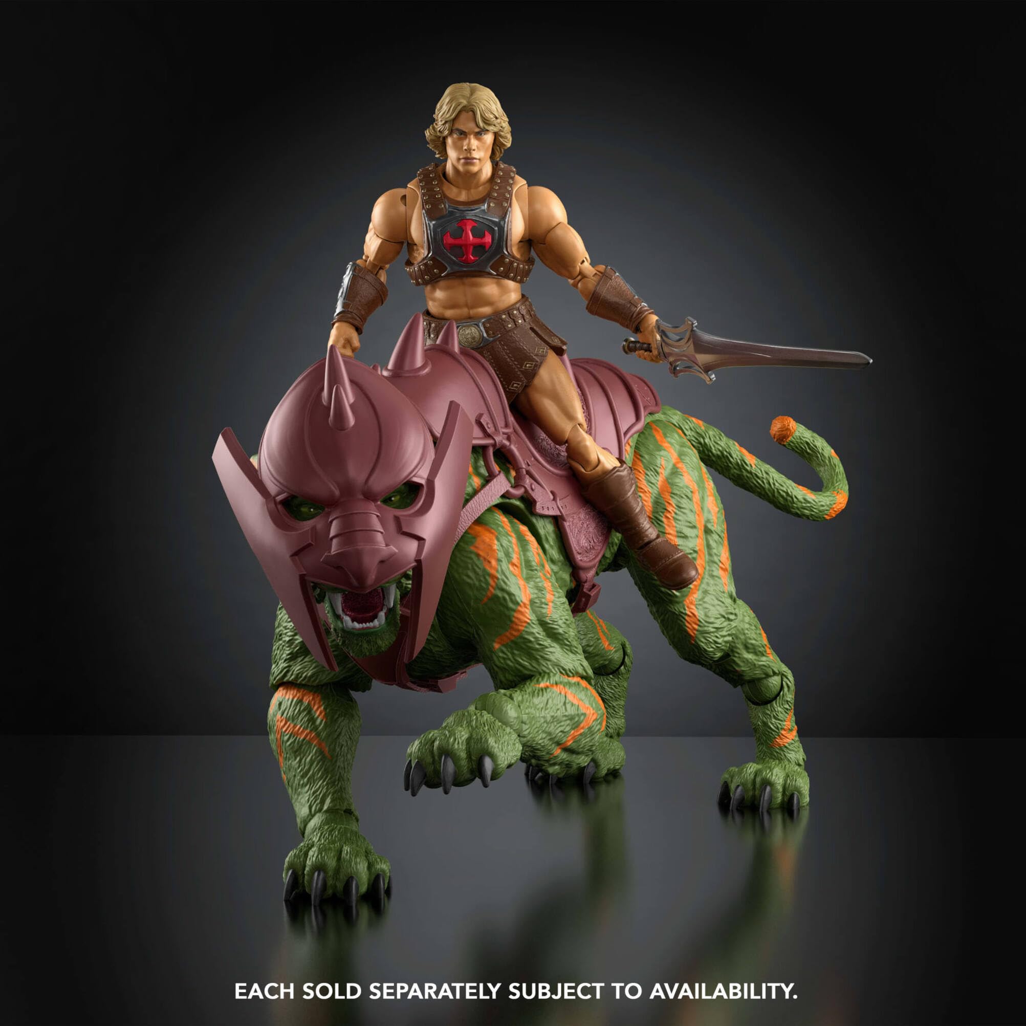 Masters of the Universe Chronicles Battle Cat Action Figure - 6.5 Inch Scale, Movie-Inspired Design | Mattel 3