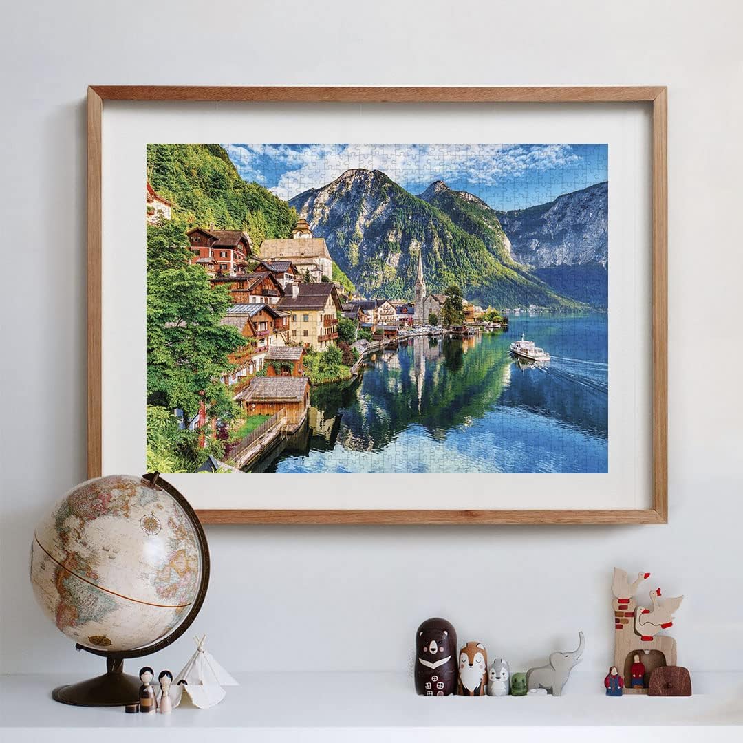 Clementoni 31687 Hallstat 1500pcs Collection Hallstatt 1500 Pieces, Made in Ital