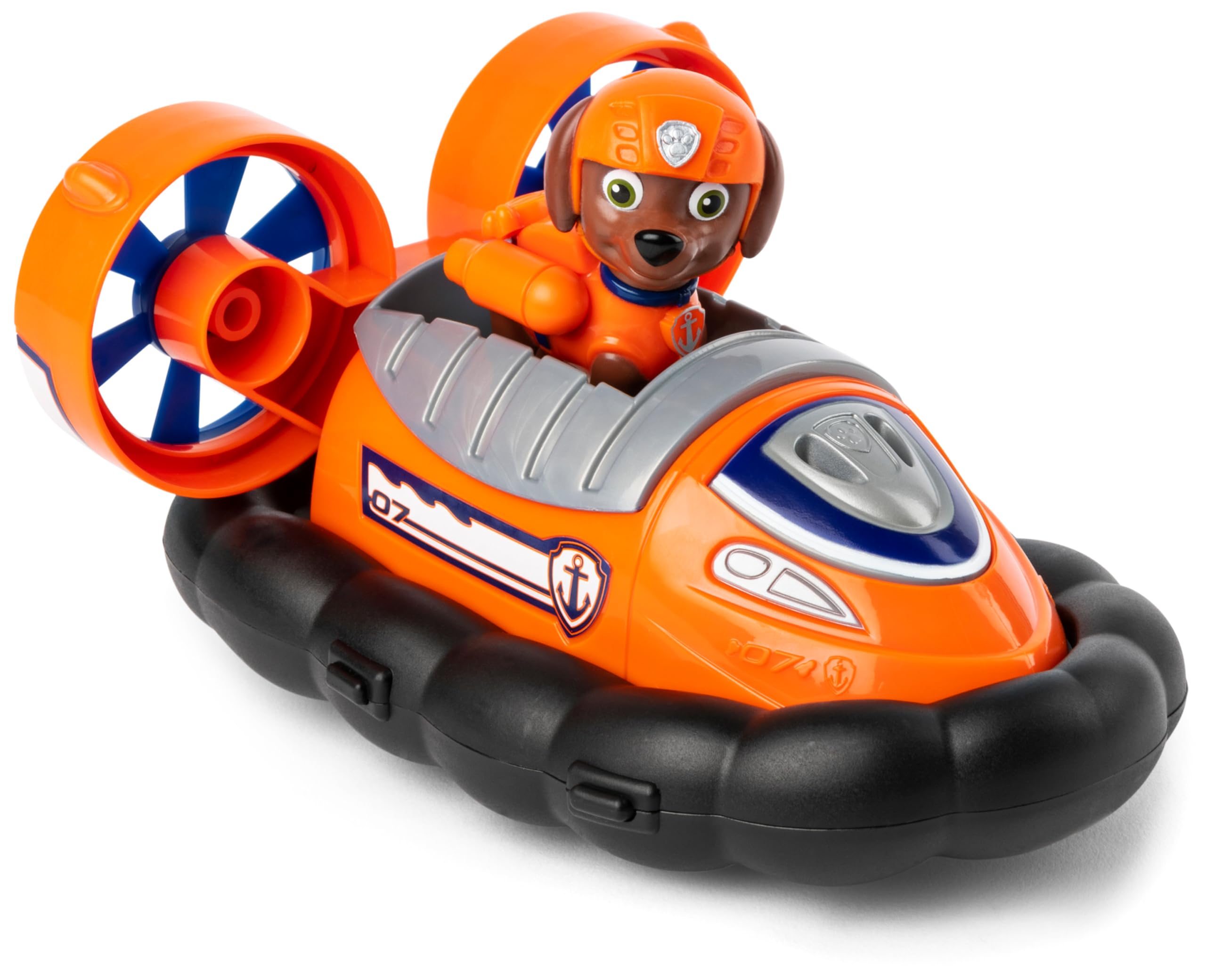 Paw Patrol Zuma's Hovercraft - Toy Vehicle with Collectible Action Figure for Kids 3+ 2
