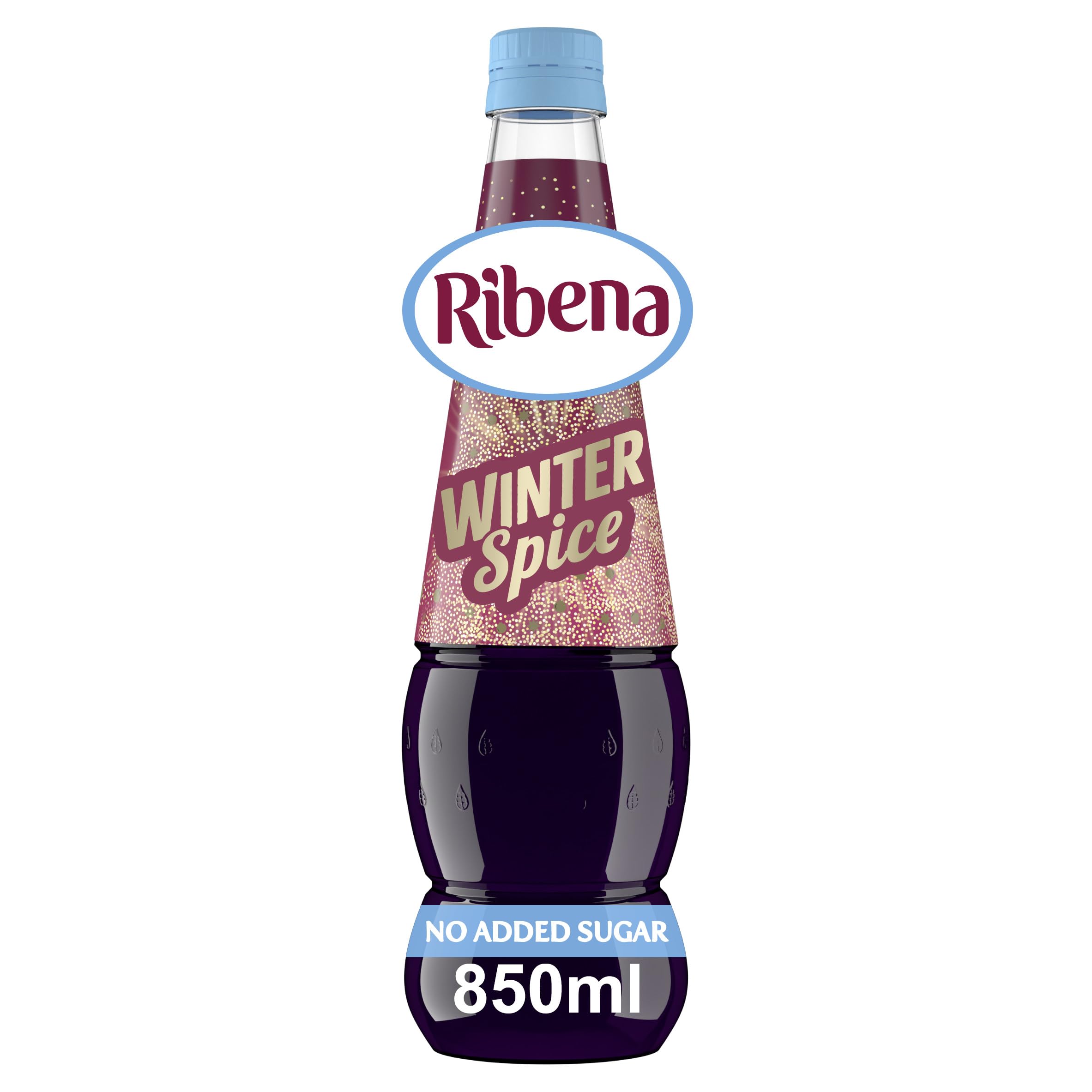 Ribena Winter Spice Squash No Added Sugar 850ml - Real British Blackcurrant 1