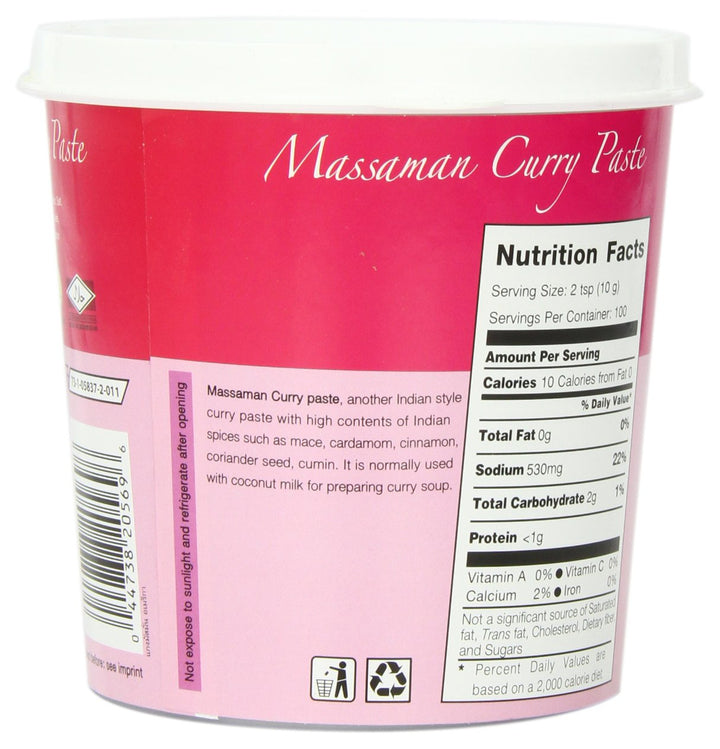 Mae Ploy Thai Massaman Curry Paste (1kg) - Authentic Thai Cooking Ingredient