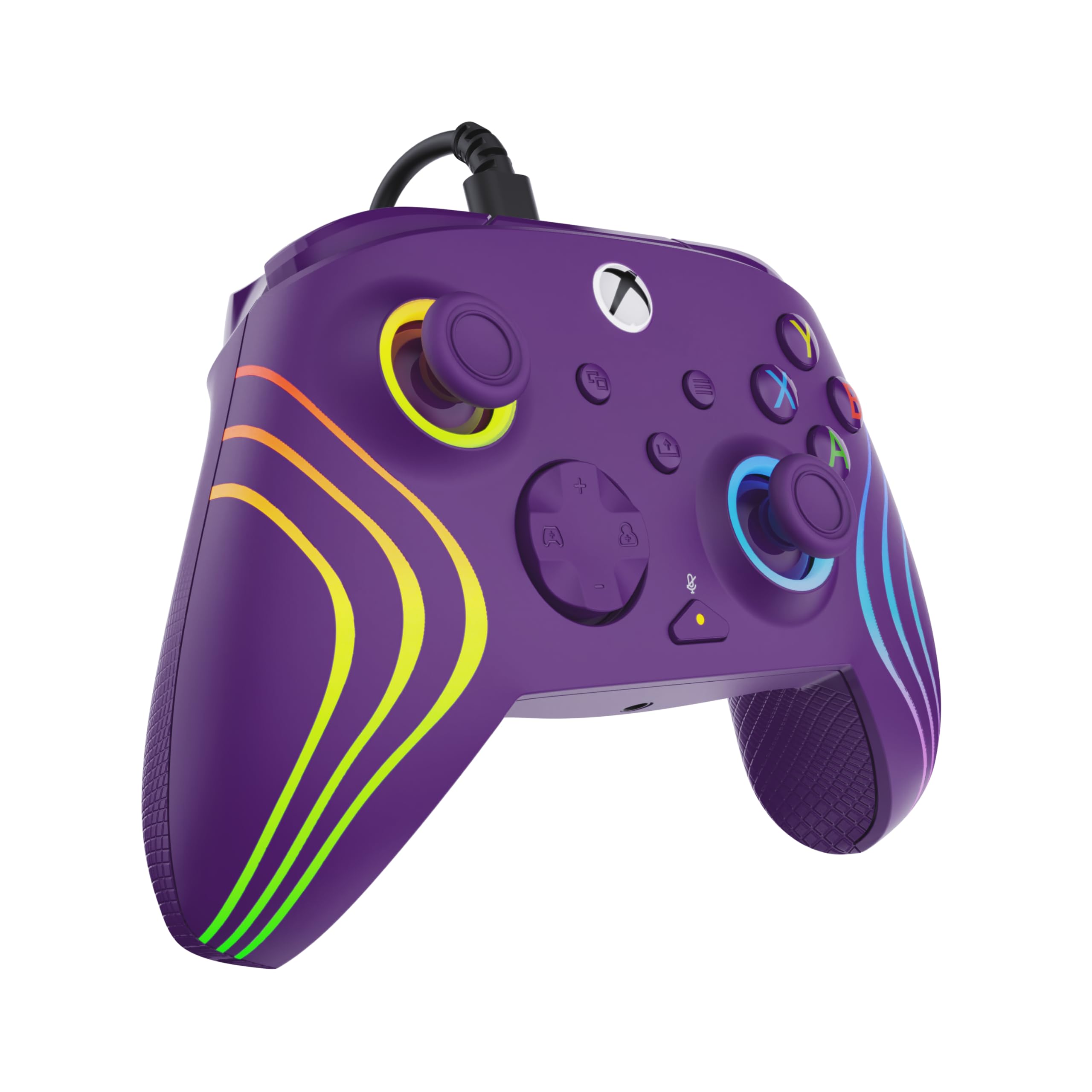 Turtle Beach Afterglow Wave Purple Wired RGB Gaming Controller for Xbox & PC 8