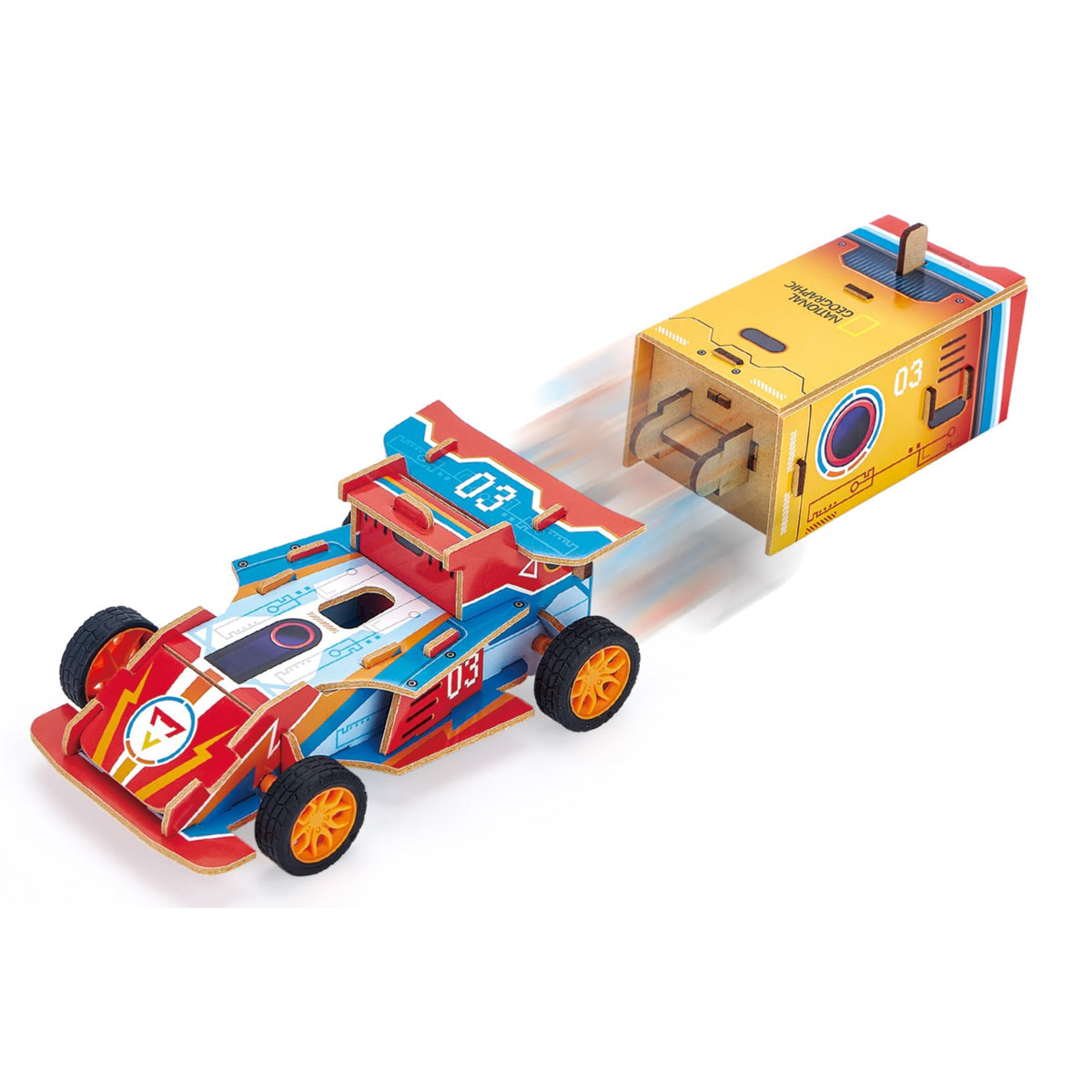 National Geographic Build Your Own Racing Car Educational Kit - Ages 5–16